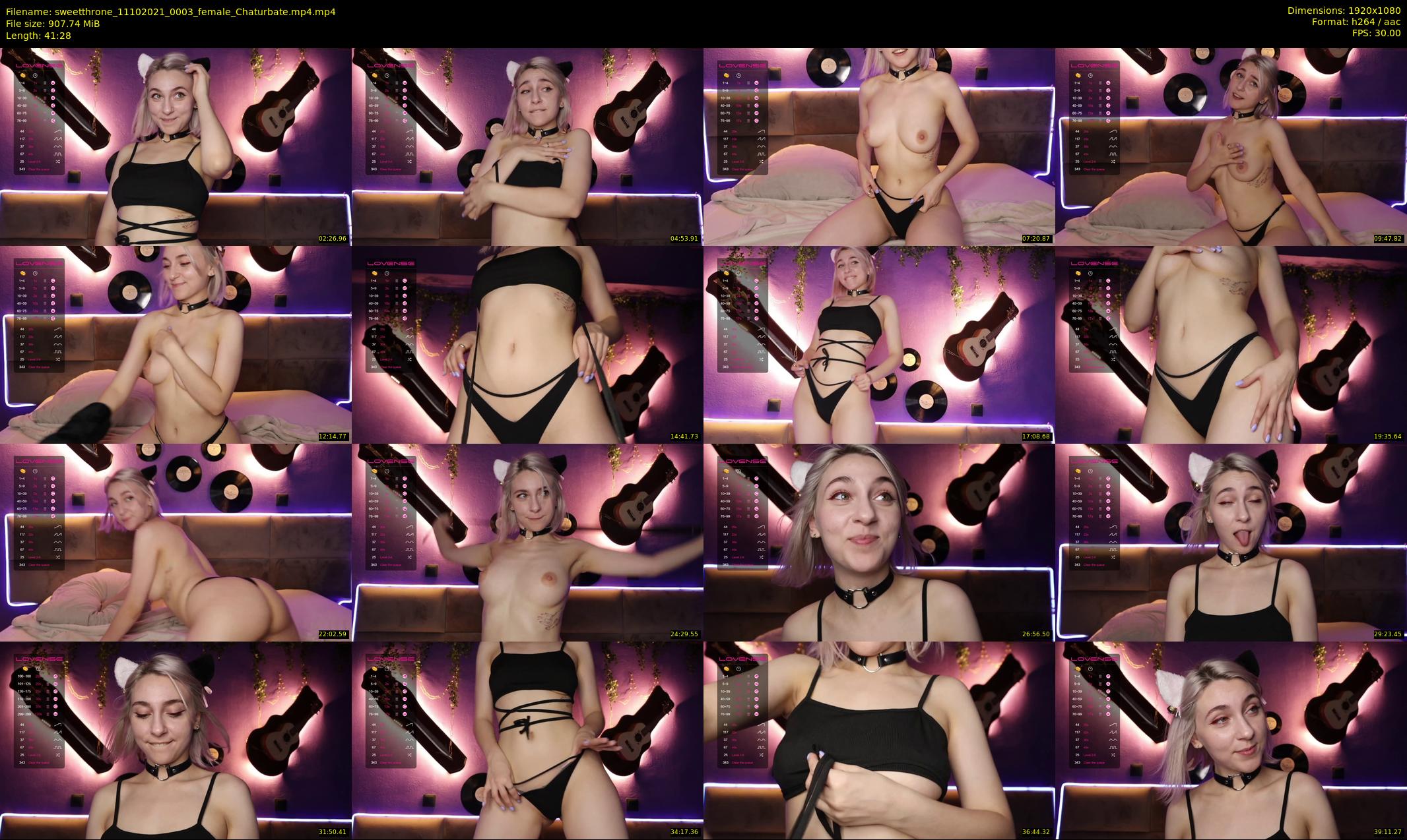 sweetthrone — 42 minute Chaturbate couple cam show recording, 1080p, Oct 11, 2021