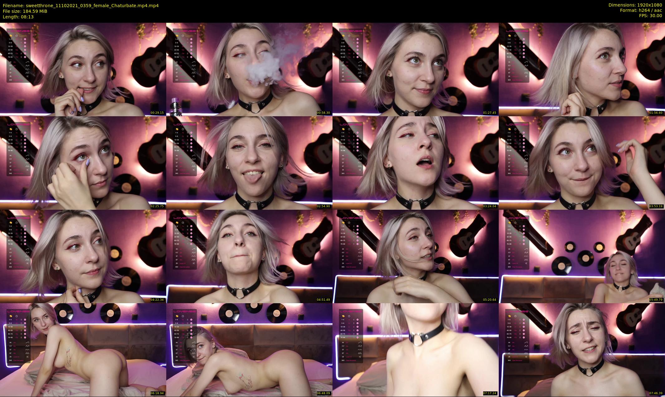 sweetthrone — 9 minute Chaturbate couple cam show recording, 1080p, Oct 11, 2021