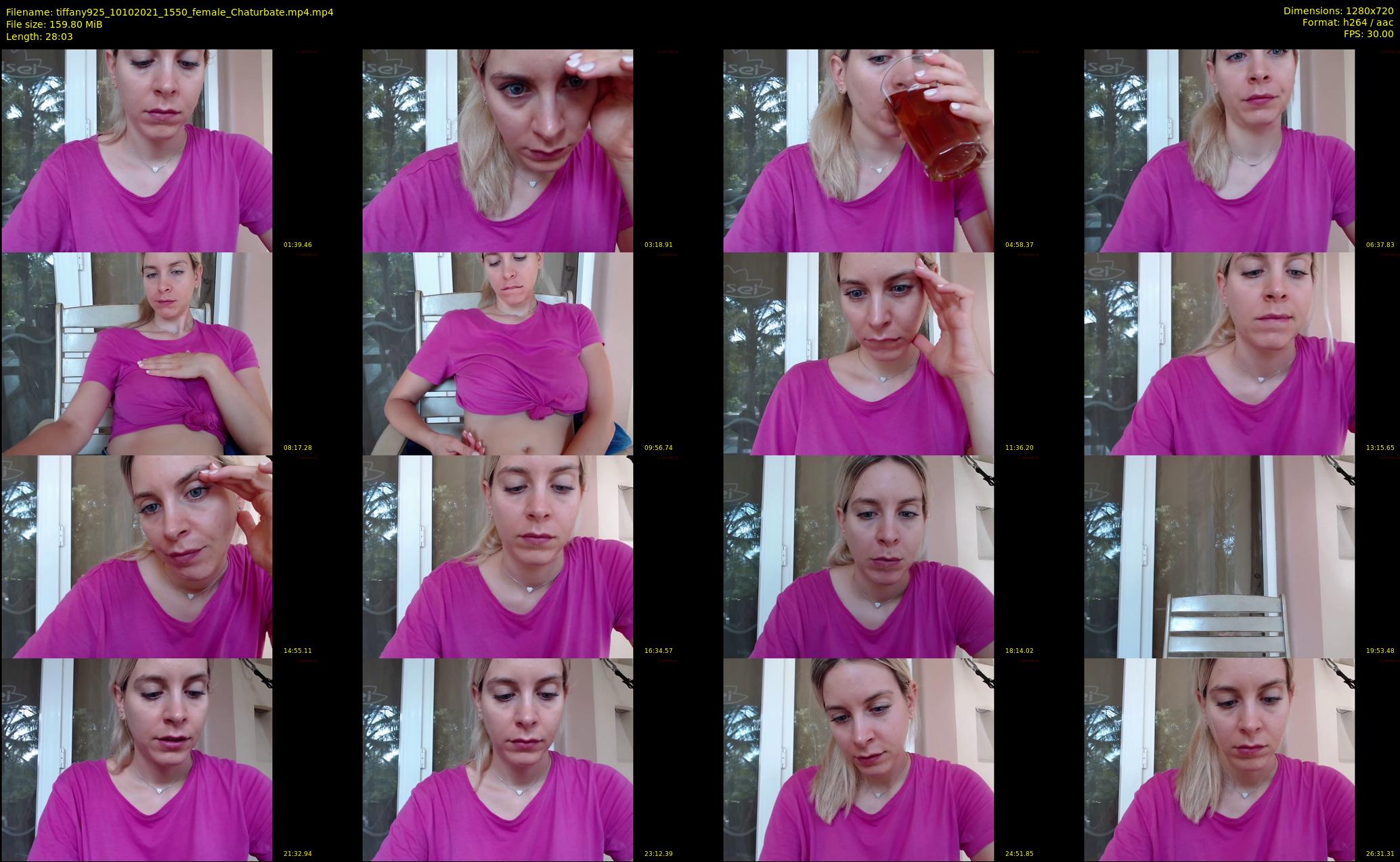 tiffany925 — 29 minute Chaturbate female cam show recording, 720p, Oct 10, 2021