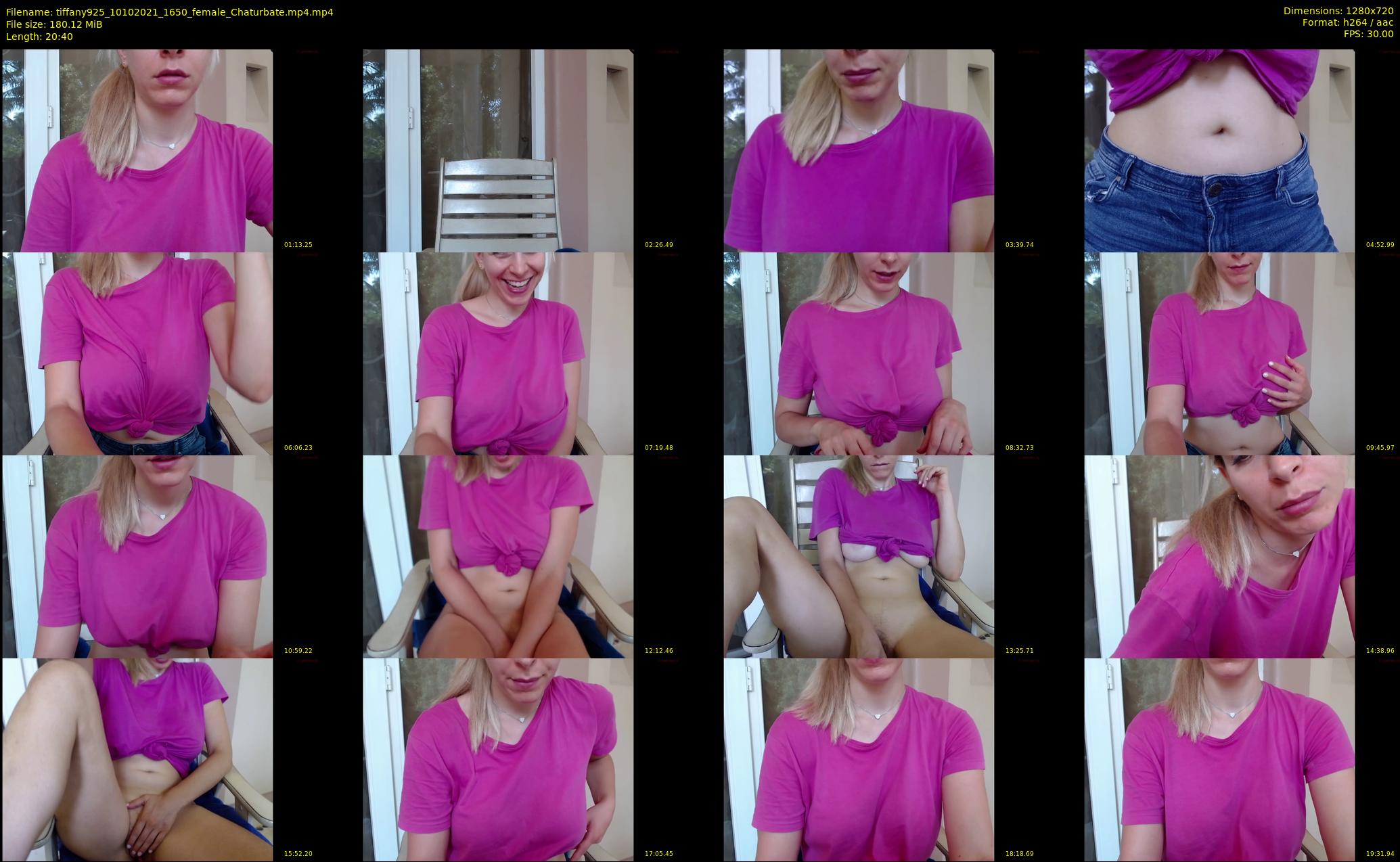 tiffany925 — 21 minute Chaturbate female cam show recording, 720p, Oct 10, 2021