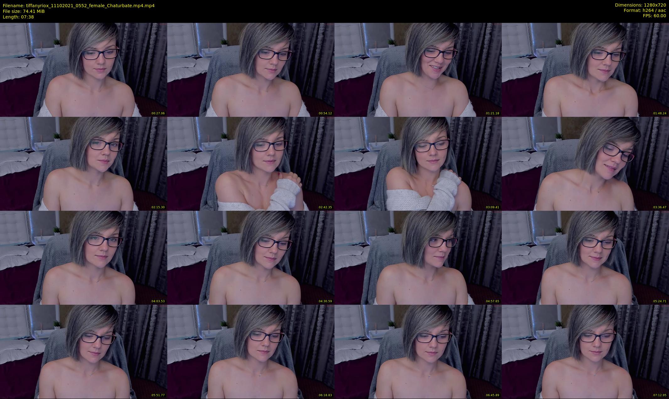 tiffanyriox — 8 minute Chaturbate female cam show recording, 720p, Oct 11, 2021