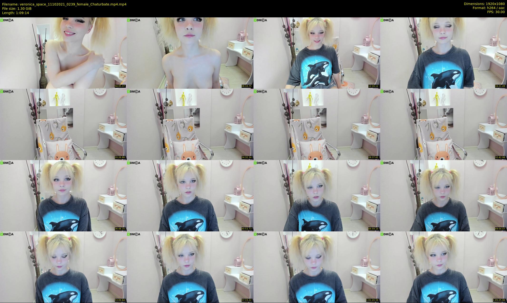 veronica_space — 70 minute Chaturbate female cam show recording, 1080p, Oct 11, 2021