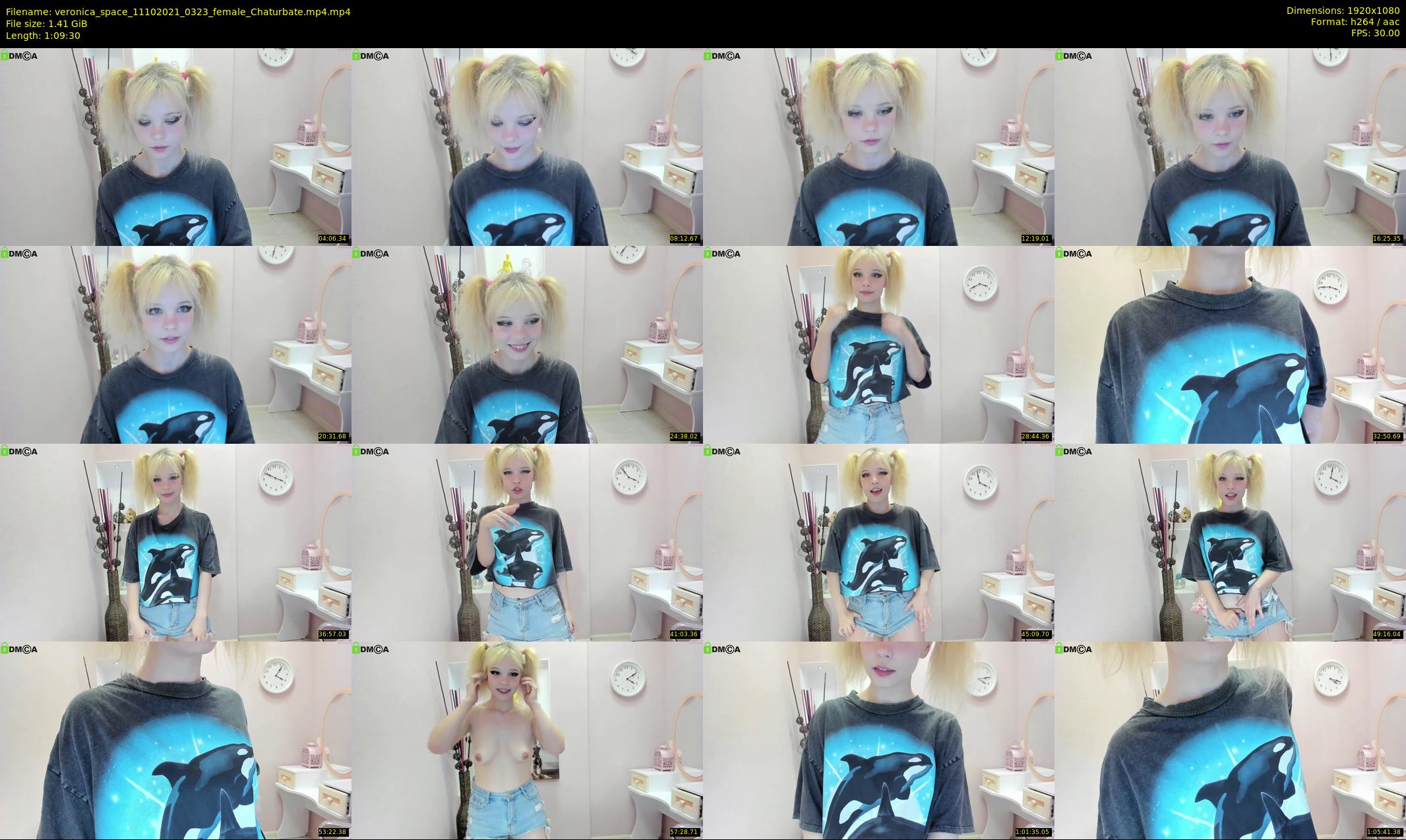 veronica_space — 70 minute Chaturbate female cam show recording, 1080p, Oct 11, 2021