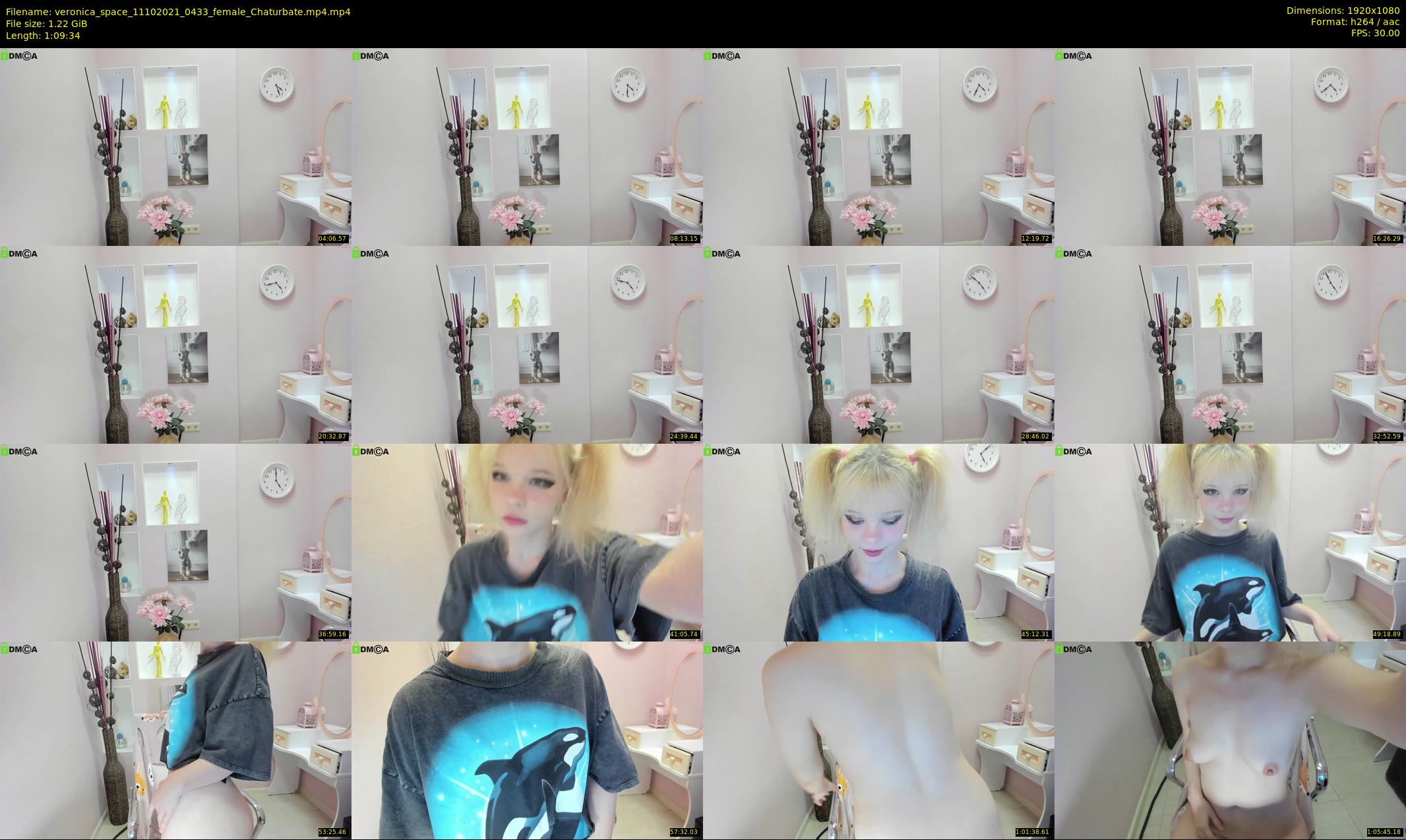veronica_space — 70 minute Chaturbate female cam show recording, 1080p, Oct 11, 2021