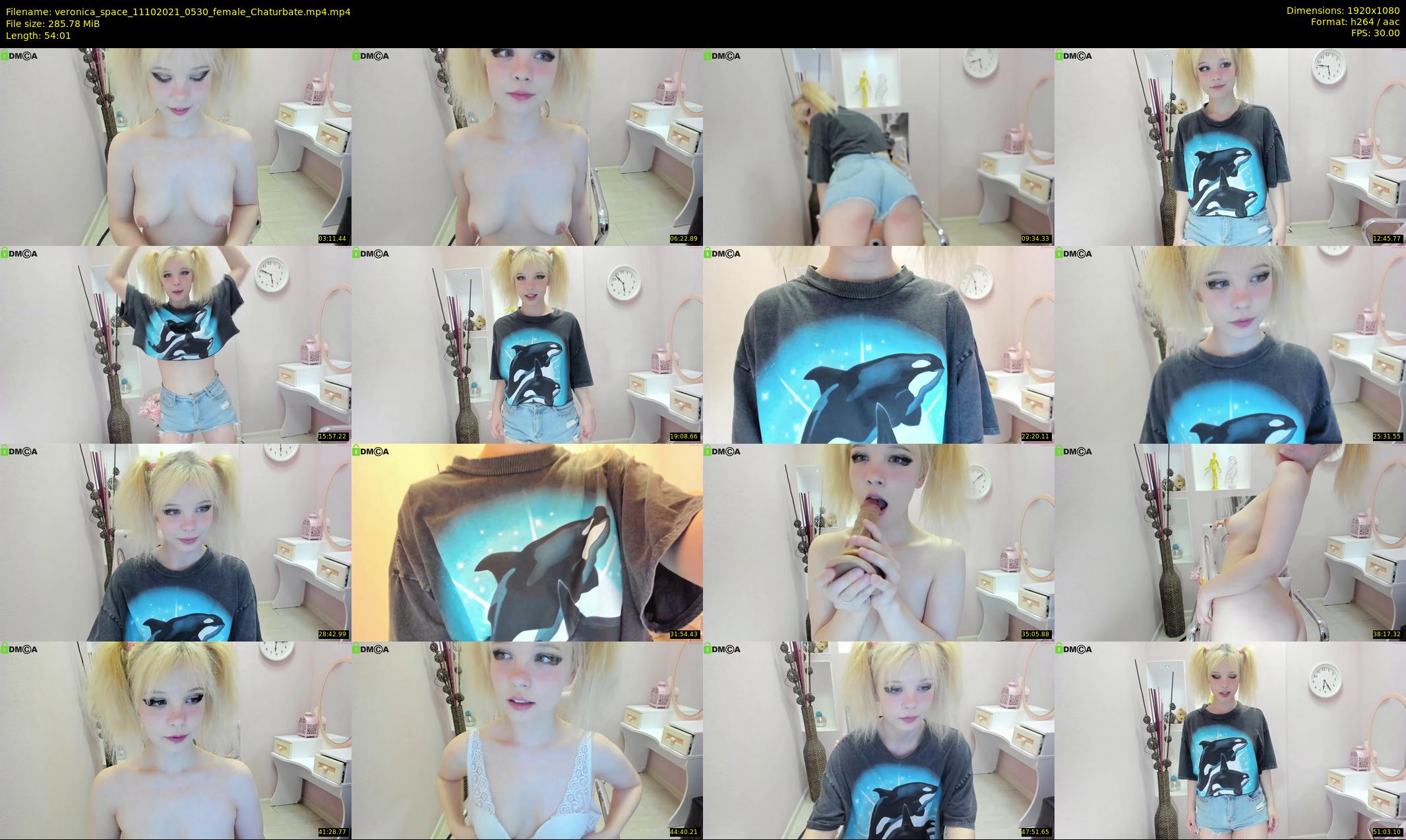 veronica_space — 55 minute Chaturbate female cam show recording, 1080p, Oct 11, 2021
