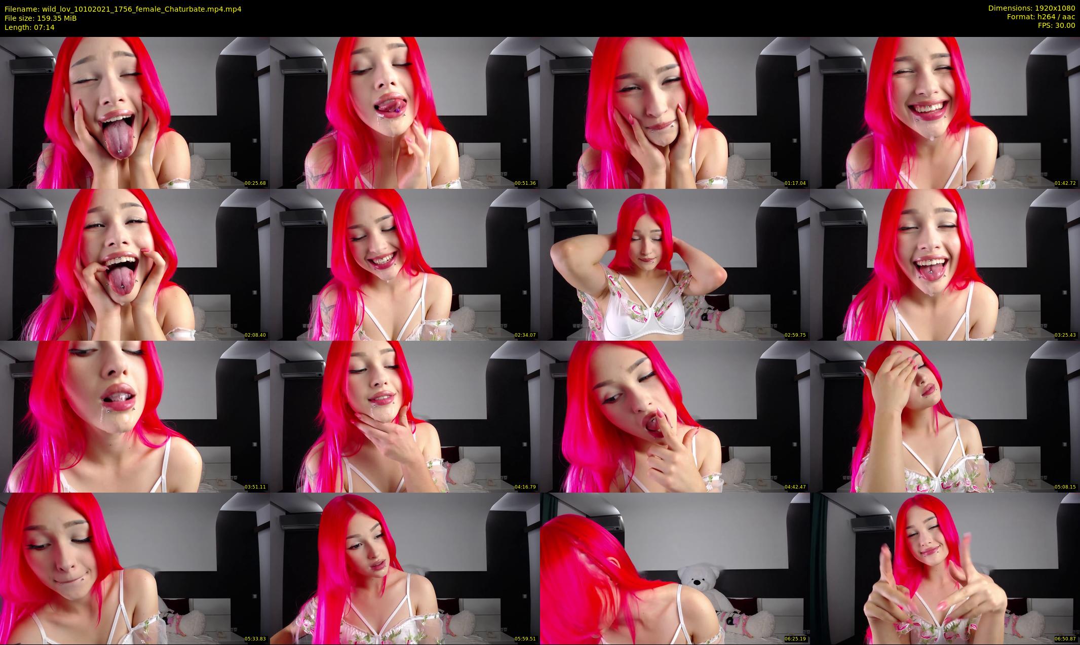wild_lov — 8 minute Chaturbate female cam show recording, 1080p, Oct 10, 2021