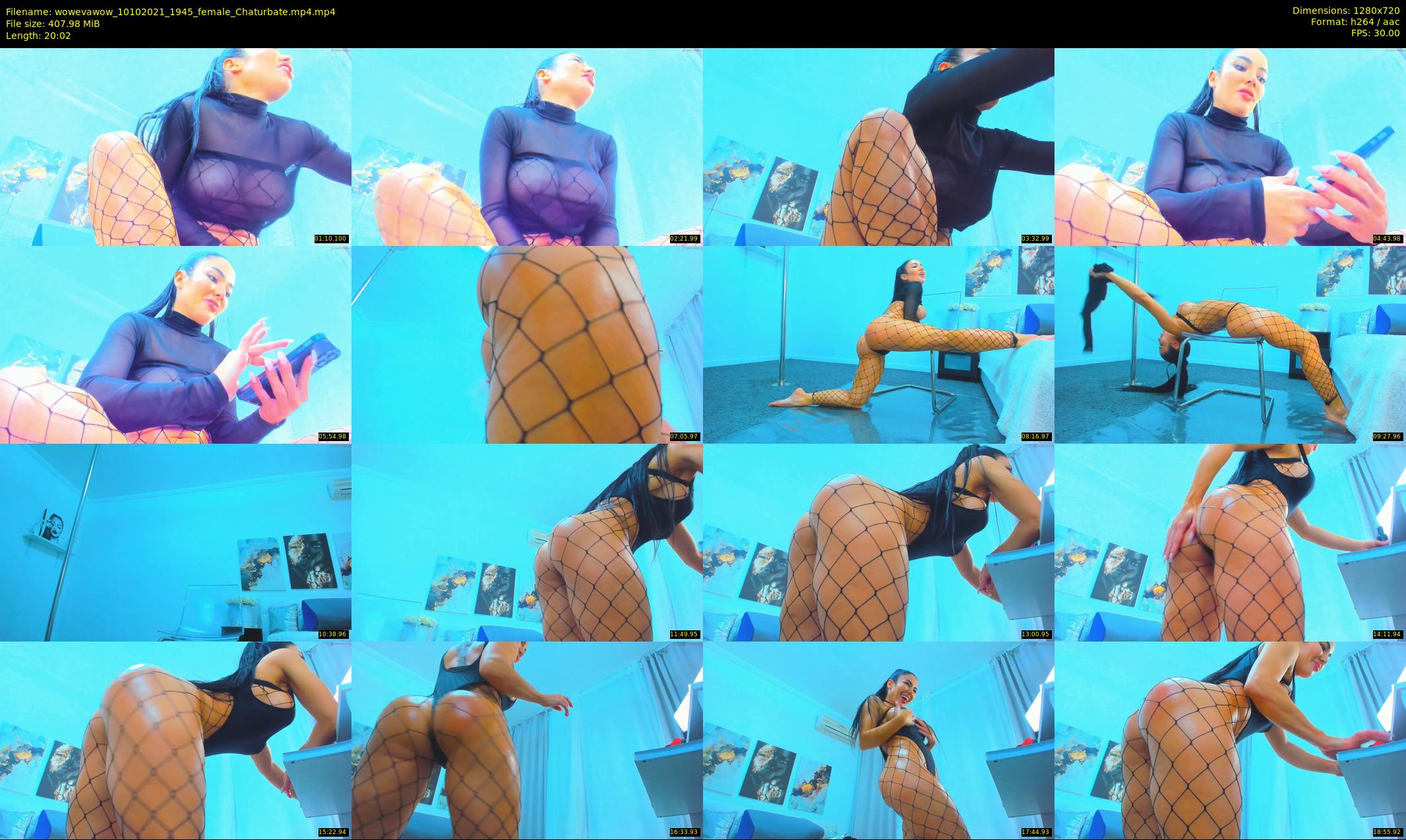 wowevawow — 21 minute Chaturbate female cam show recording, 720p, Oct 10, 2021
