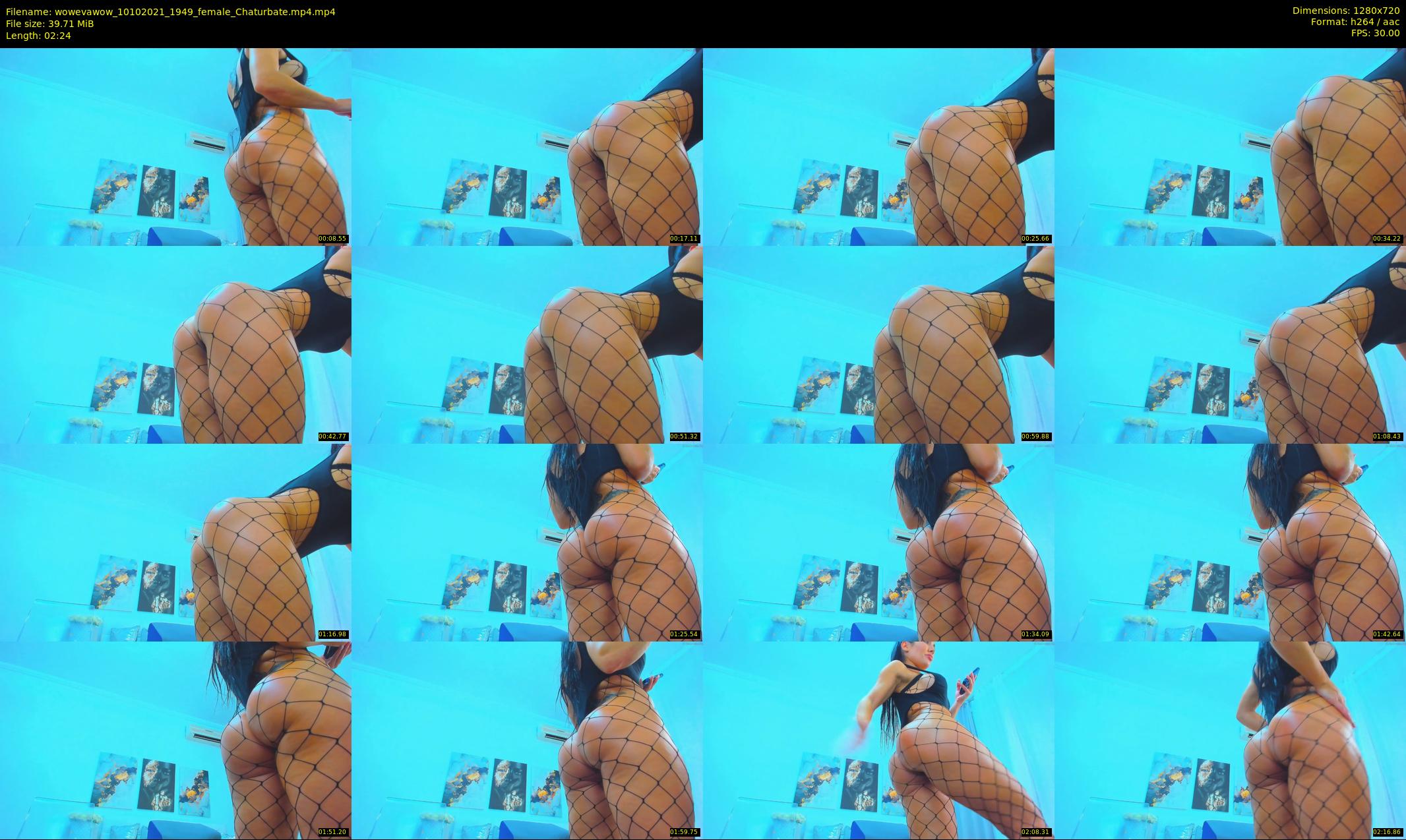 wowevawow — 3 minute Chaturbate female cam show recording, 720p, Oct 10, 2021