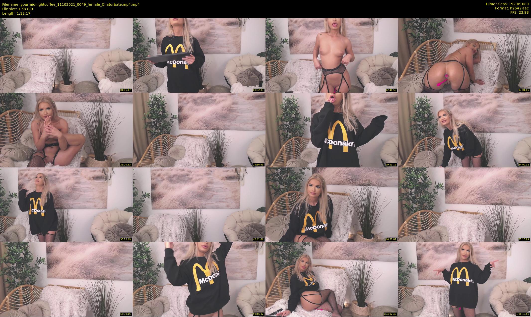yourmidnightcoffee — 73 minute Chaturbate female cam show recording, 1080p, Oct 11, 2021