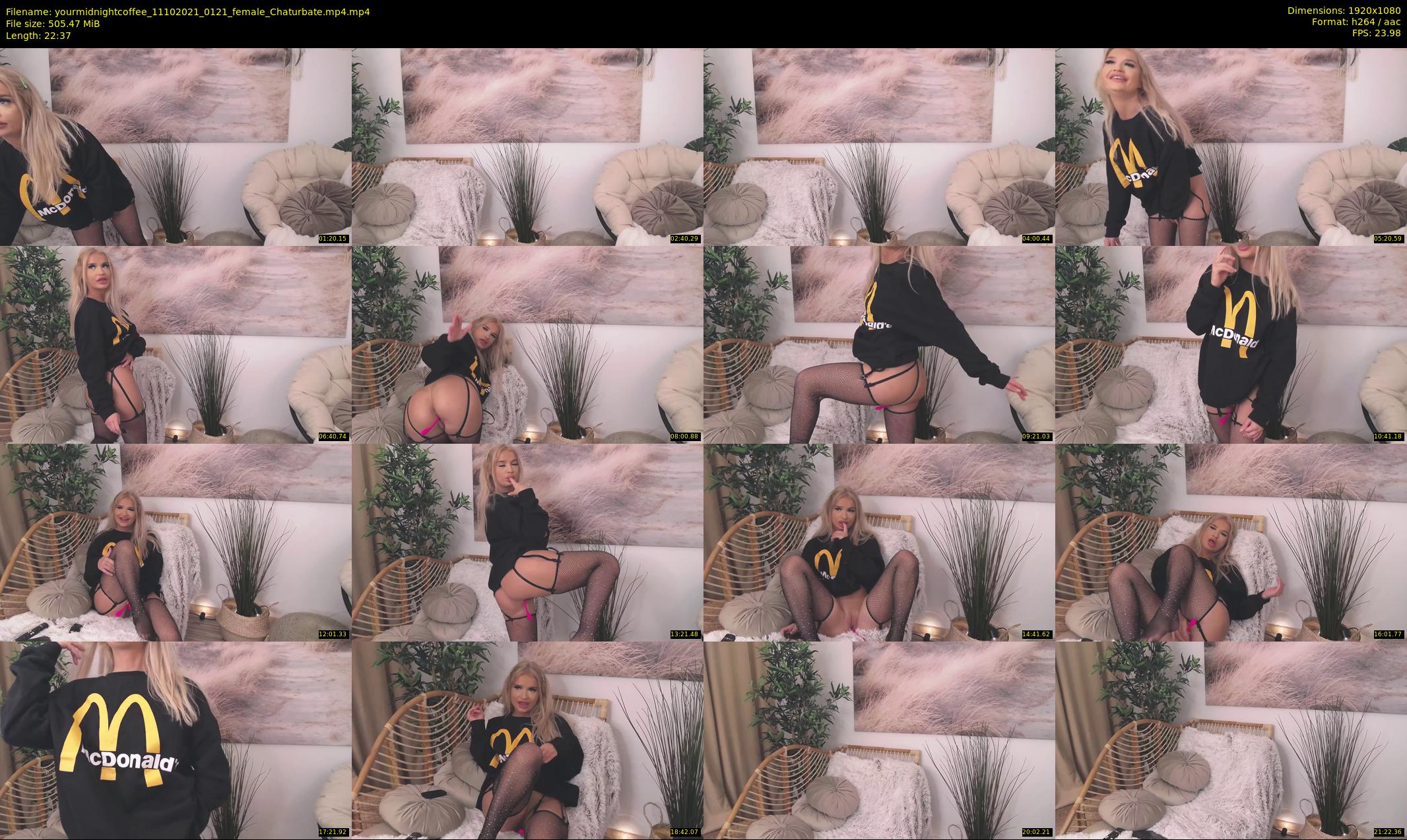 yourmidnightcoffee — 23 minute Chaturbate female cam show recording, 1080p, Oct 11, 2021
