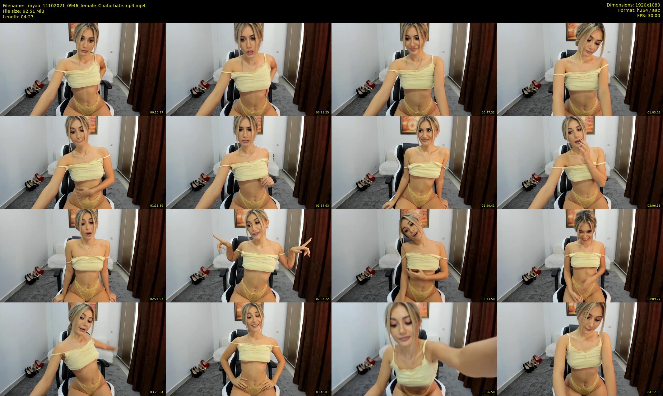 _myaa — 5 minute Chaturbate female cam show recording, 1080p, Oct 11, 2021