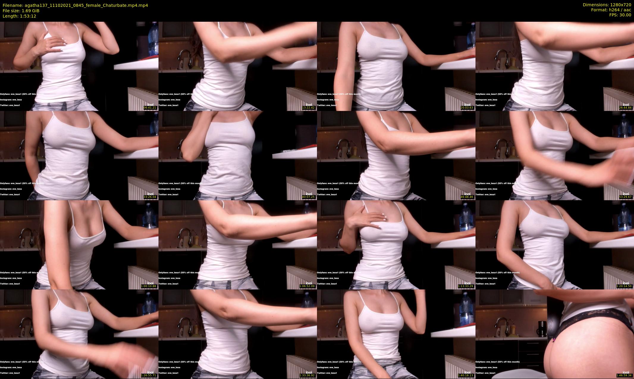 agatha137 — 114 minute Chaturbate female cam show recording, 720p, Oct 11, 2021