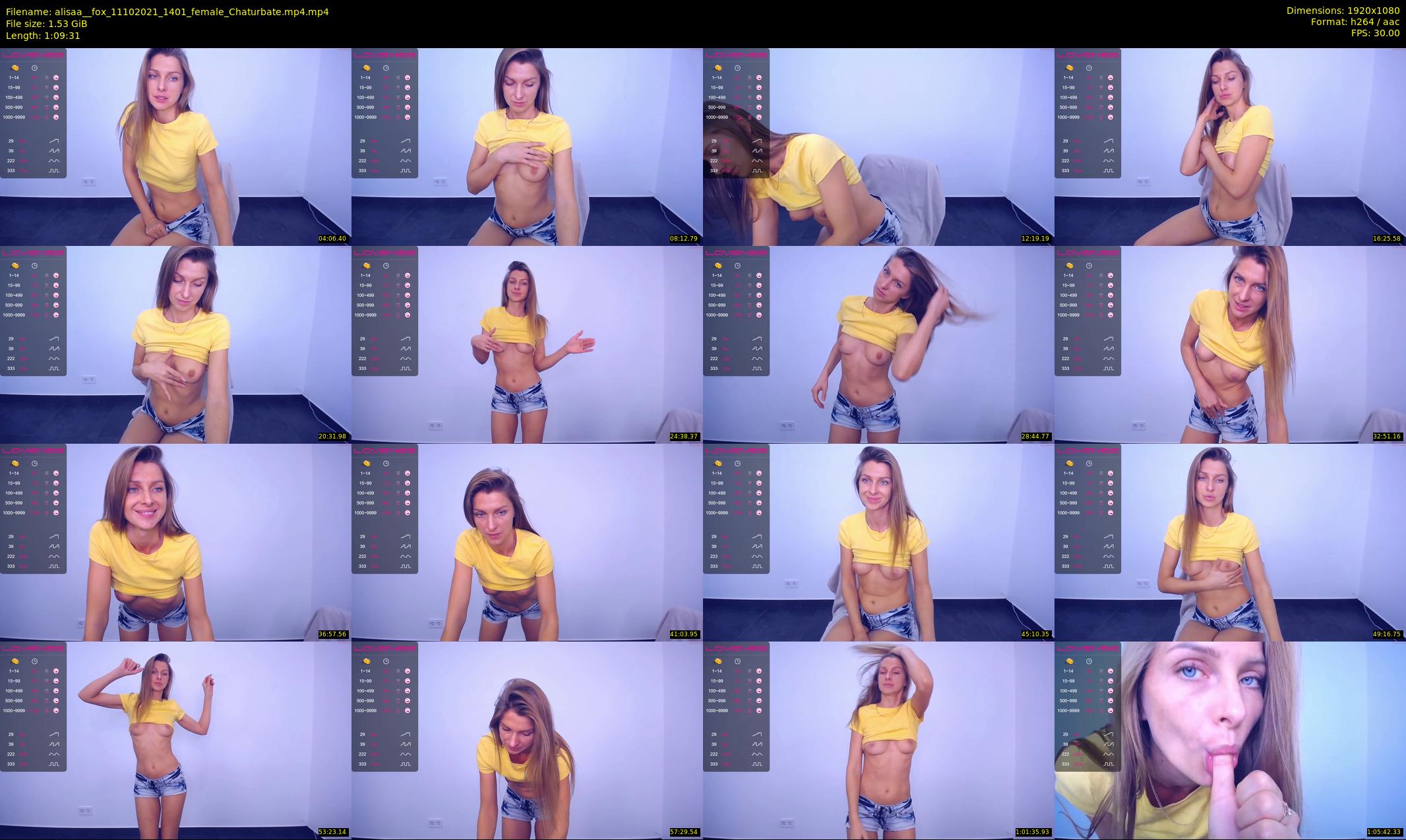alisaa__fox — 70 minute Chaturbate female cam show recording, 1080p, Oct 11, 2021