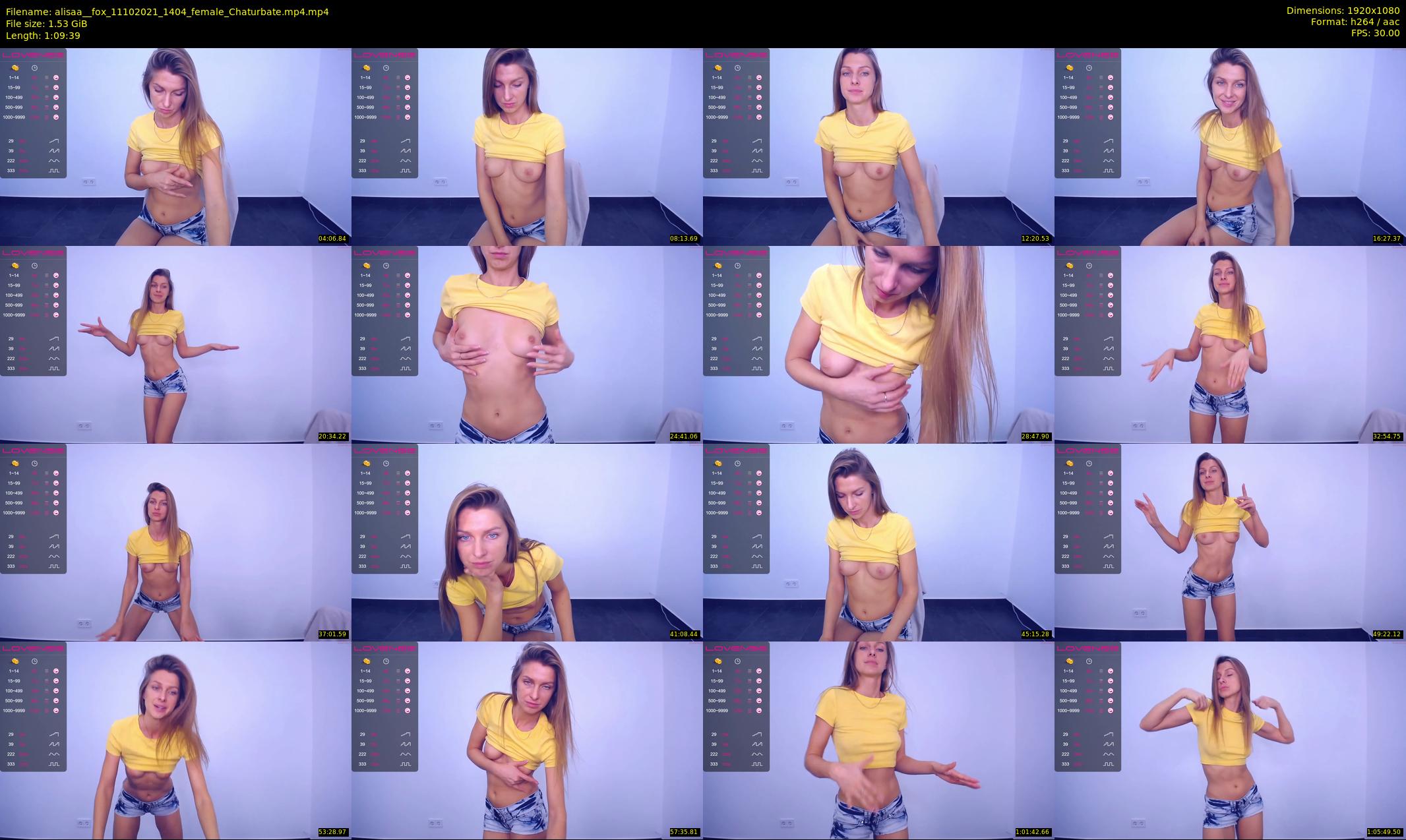 alisaa__fox — 70 minute Chaturbate female cam show recording, 1080p, Oct 11, 2021