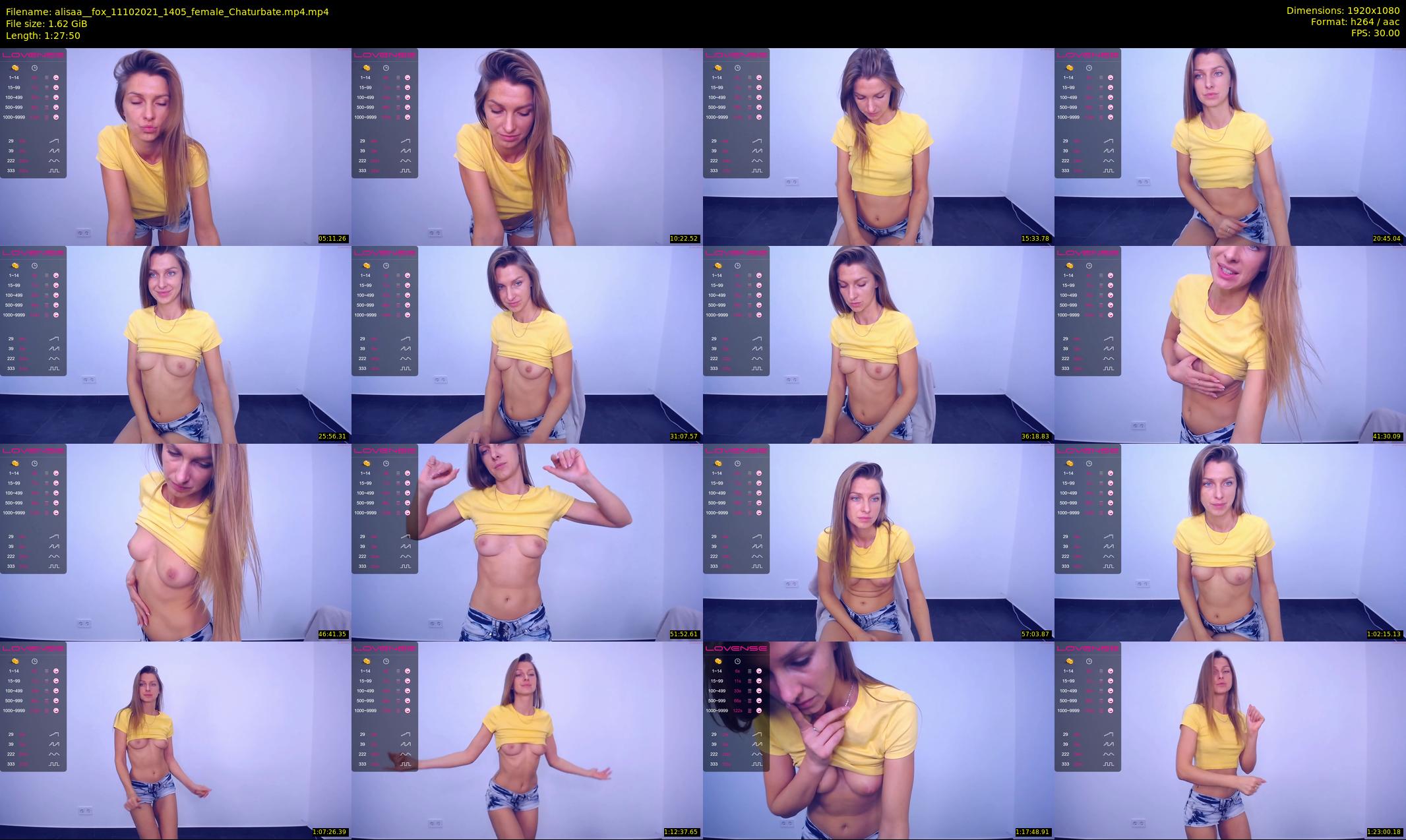 alisaa__fox — 88 minute Chaturbate female cam show recording, 1080p, Oct 11, 2021