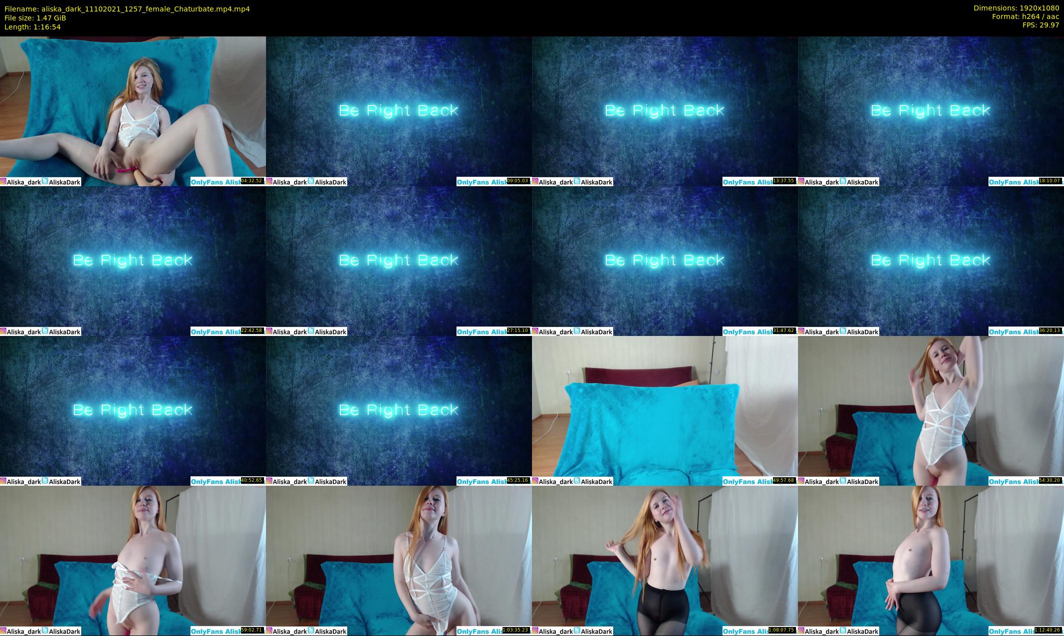 aliska_dark — 77 minute Chaturbate female cam show recording, 1080p, Oct 11, 2021