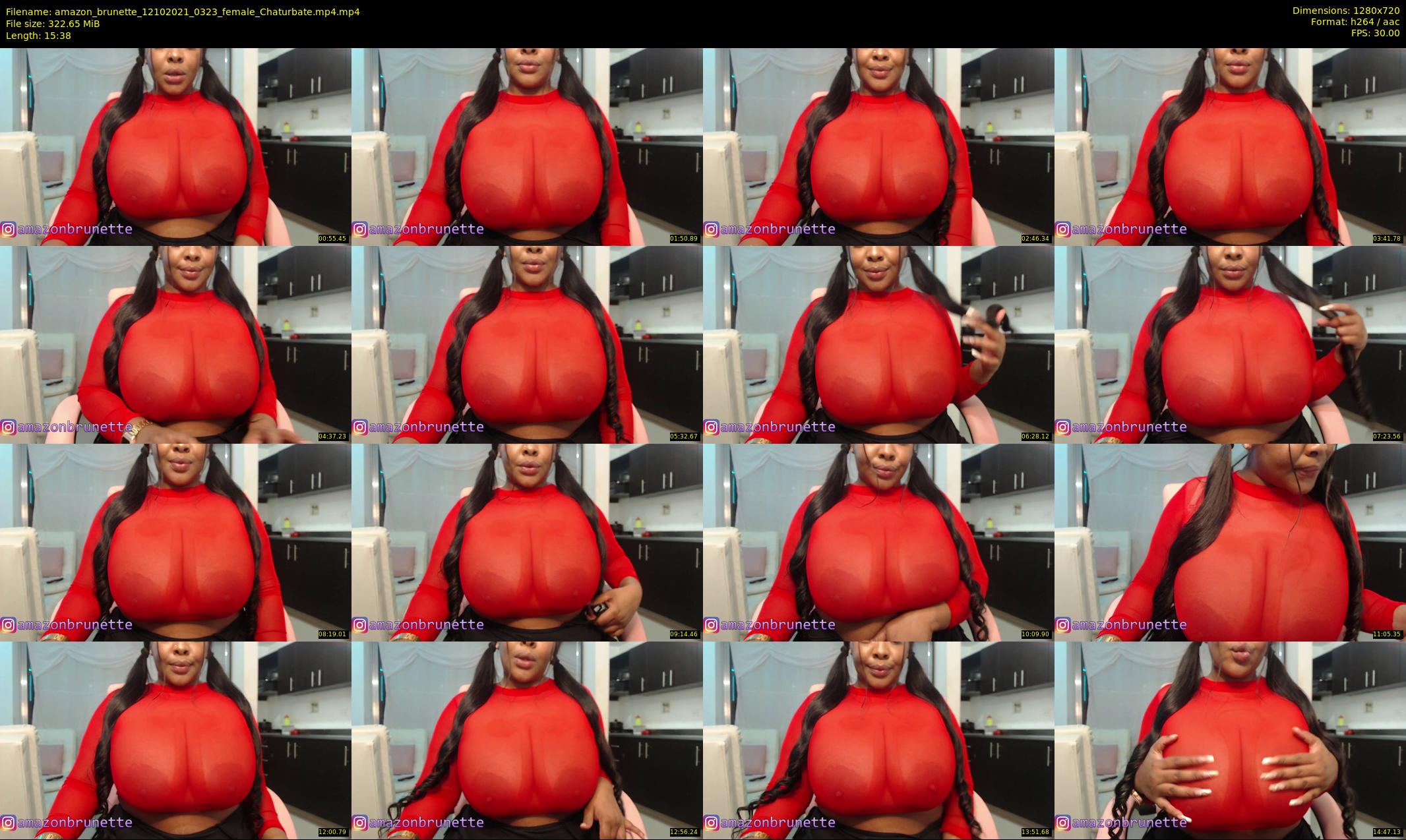 amazon_brunette — 16 minute Chaturbate female cam show recording, 720p, Oct 12, 2021