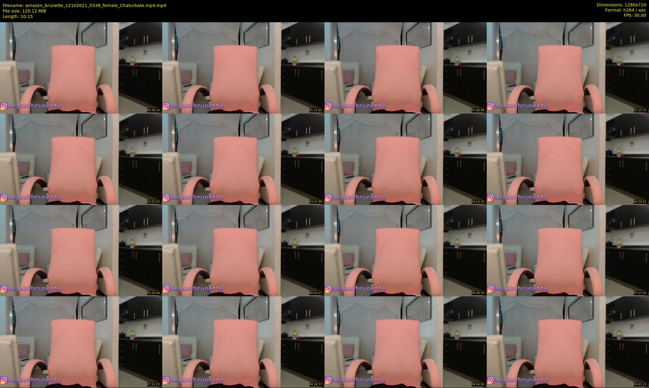 amazon_brunette — 11 minute Chaturbate female cam show recording, 720p, Oct 12, 2021