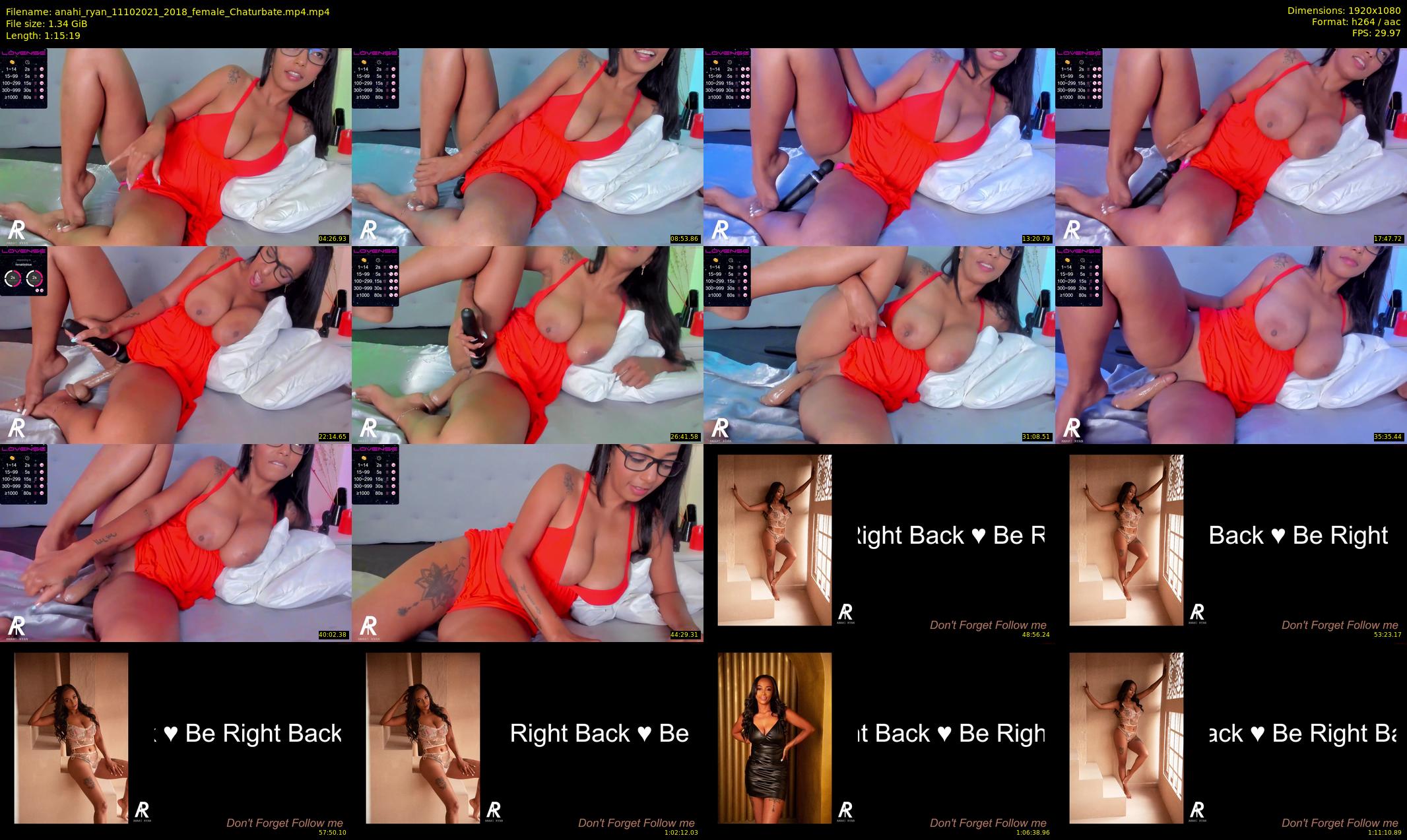 anahi_ryan — 76 minute Chaturbate female cam show recording, 1080p, Oct 11, 2021