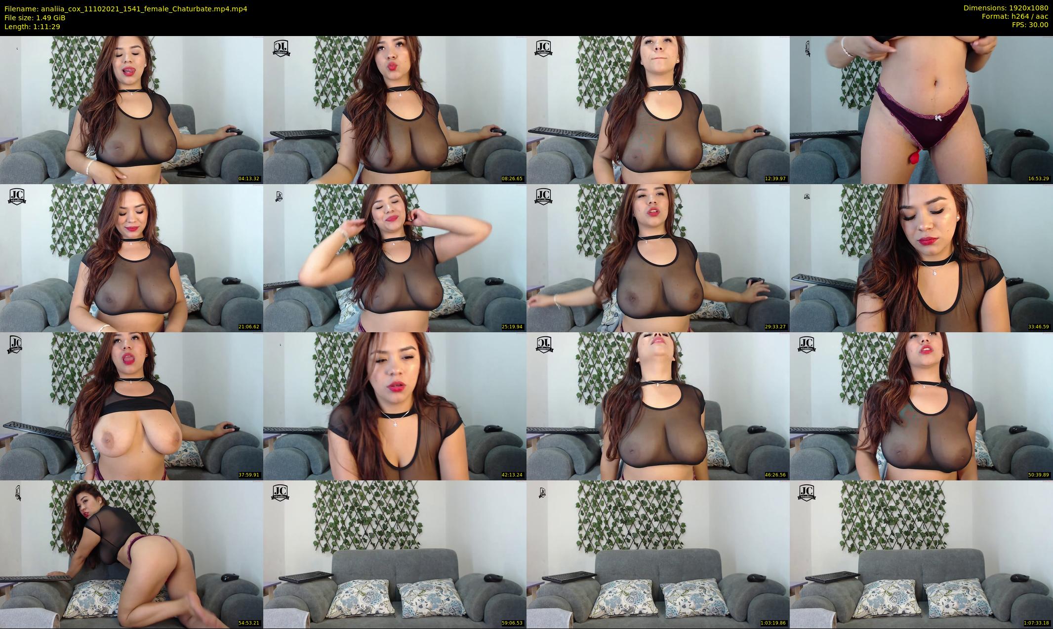 analiia_cox — 72 minute Chaturbate female cam show recording, 1080p, Oct 11, 2021