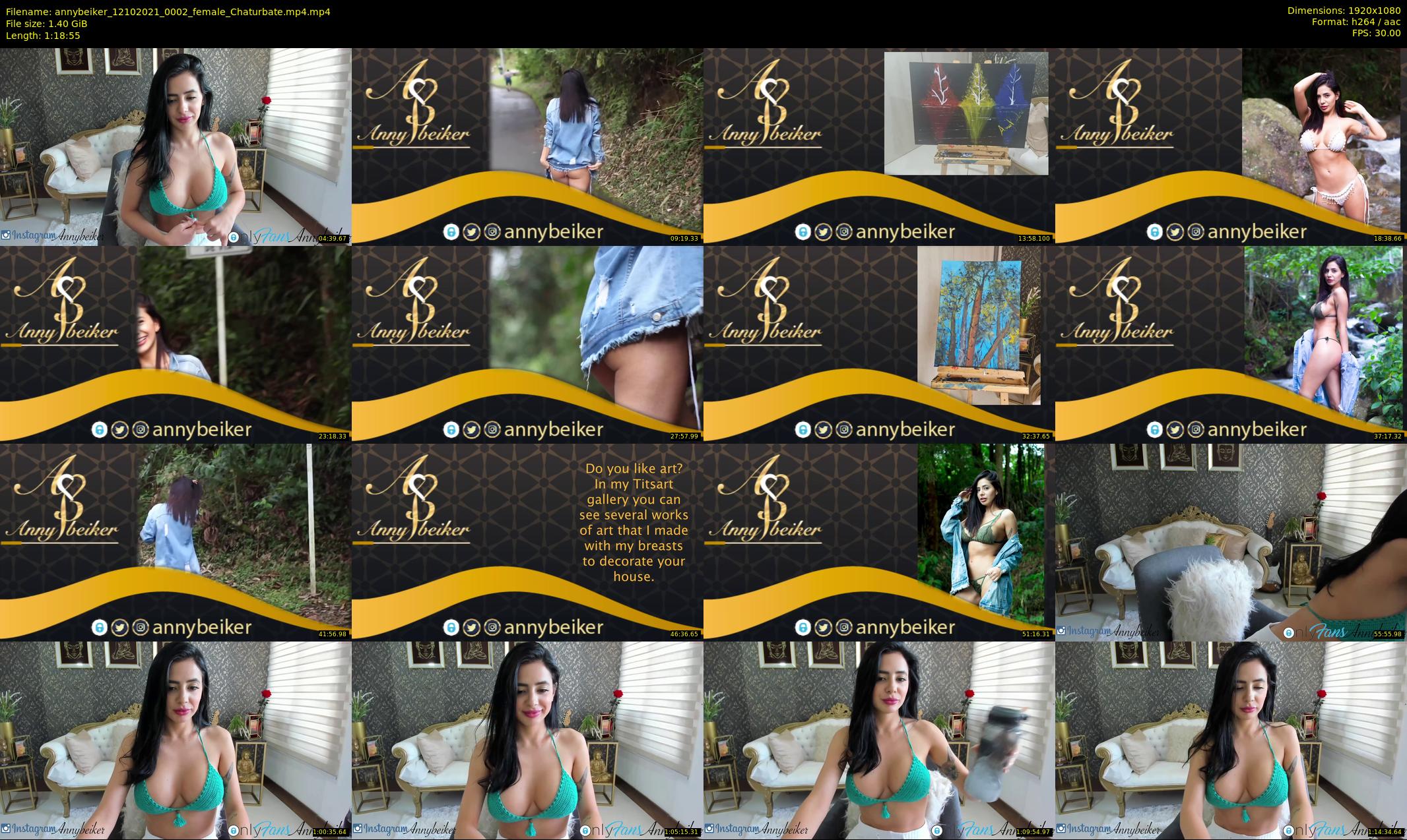 annybeiker — 79 minute Chaturbate female cam show recording, 1080p, Oct 12, 2021