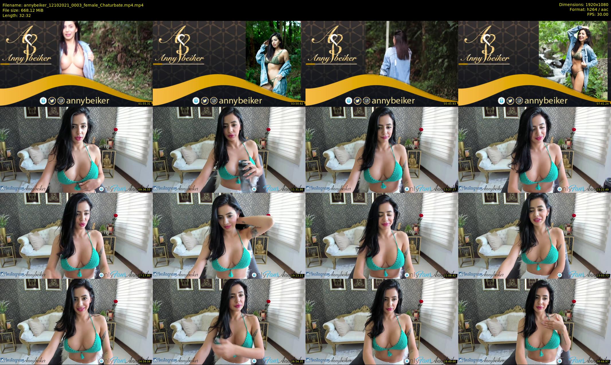 annybeiker — 33 minute Chaturbate female cam show recording, 1080p, Oct 12, 2021
