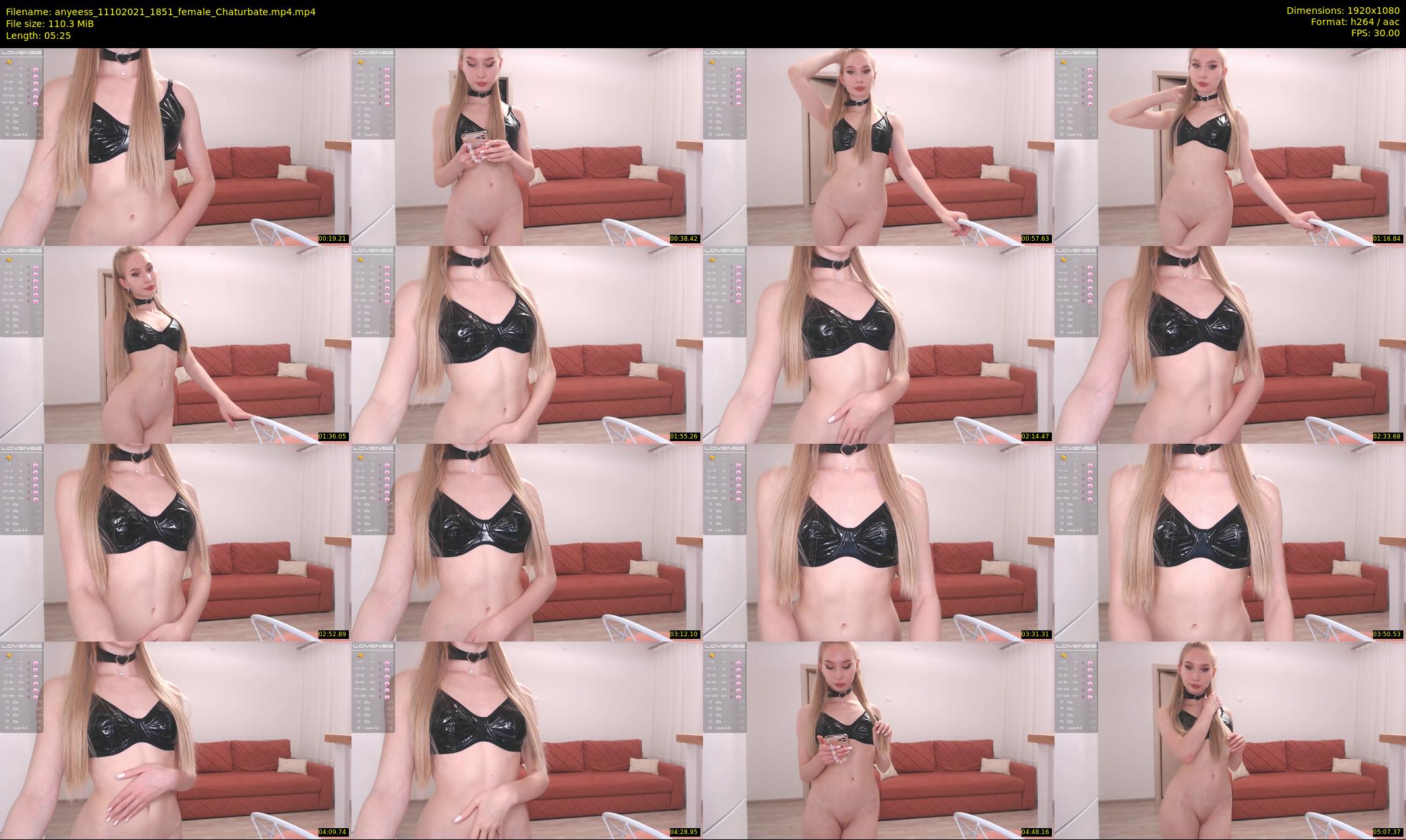 anyeess — 6 minute Chaturbate female cam show recording, 1080p, Oct 11, 2021