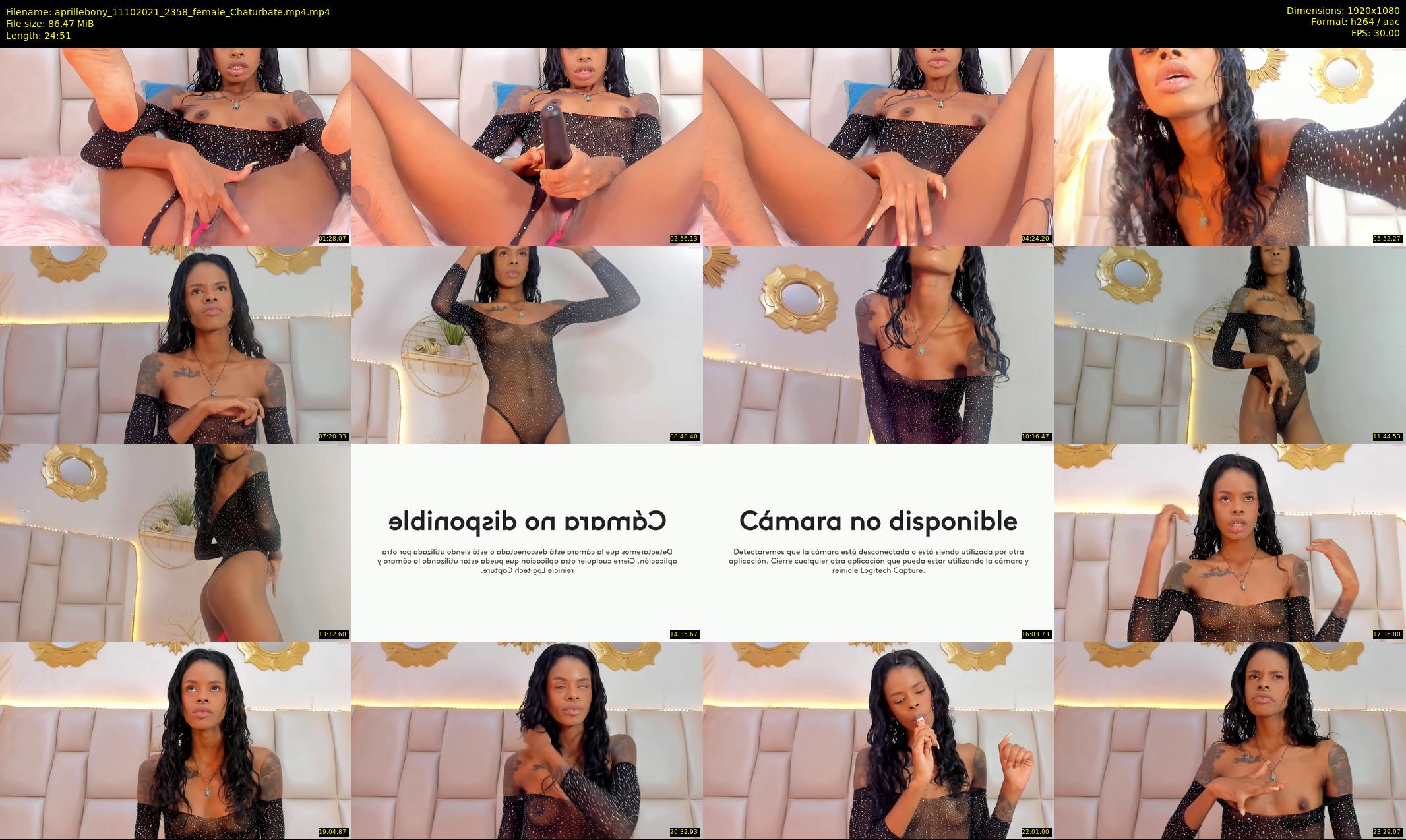 aprillebony — 25 minute Chaturbate female cam show recording, 1080p, Oct 11, 2021