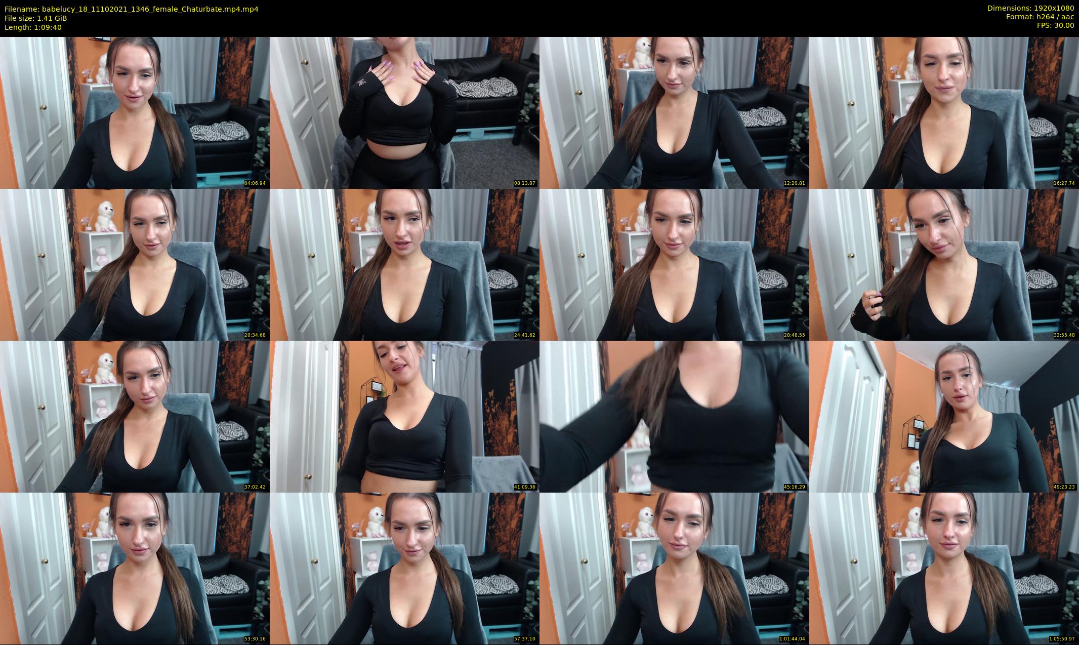 babelucy_18 — 70 minute Chaturbate female cam show recording, 1080p, Oct 11, 2021