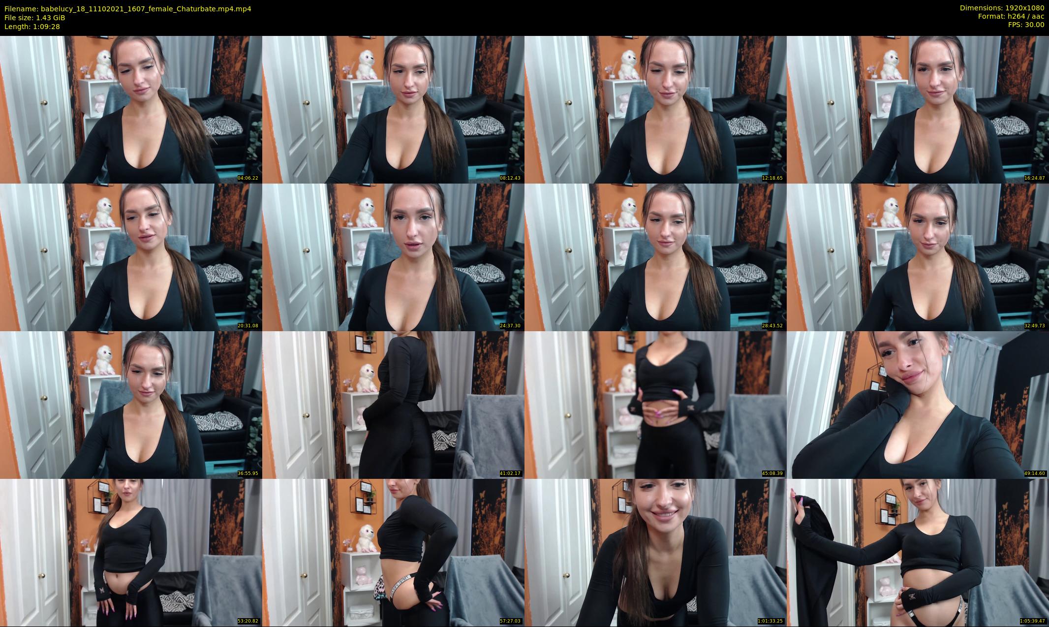 babelucy_18 — 70 minute Chaturbate female cam show recording, 1080p, Oct 11, 2021