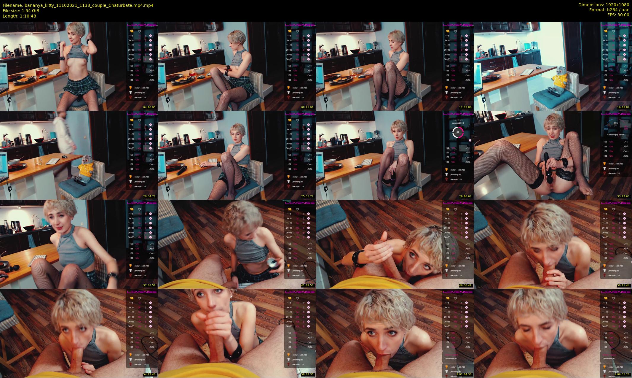 bananya_kitty — 71 minute Chaturbate couple cam show recording, 1080p, Oct 11, 2021