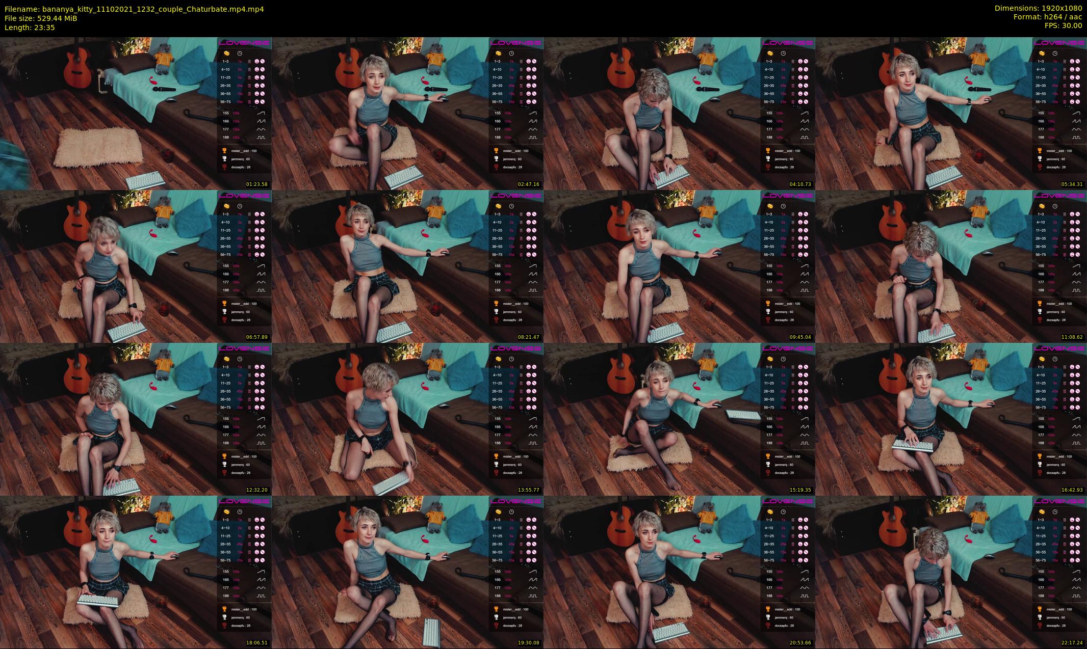 bananya_kitty — 24 minute Chaturbate couple cam show recording, 1080p, Oct 11, 2021