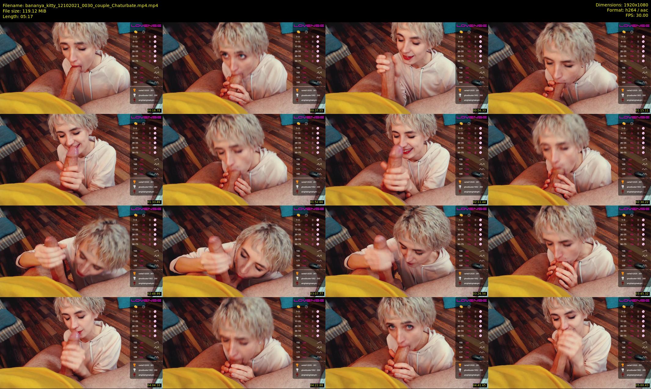 bananya_kitty — 6 minute Chaturbate couple cam show recording, 1080p, Oct 12, 2021