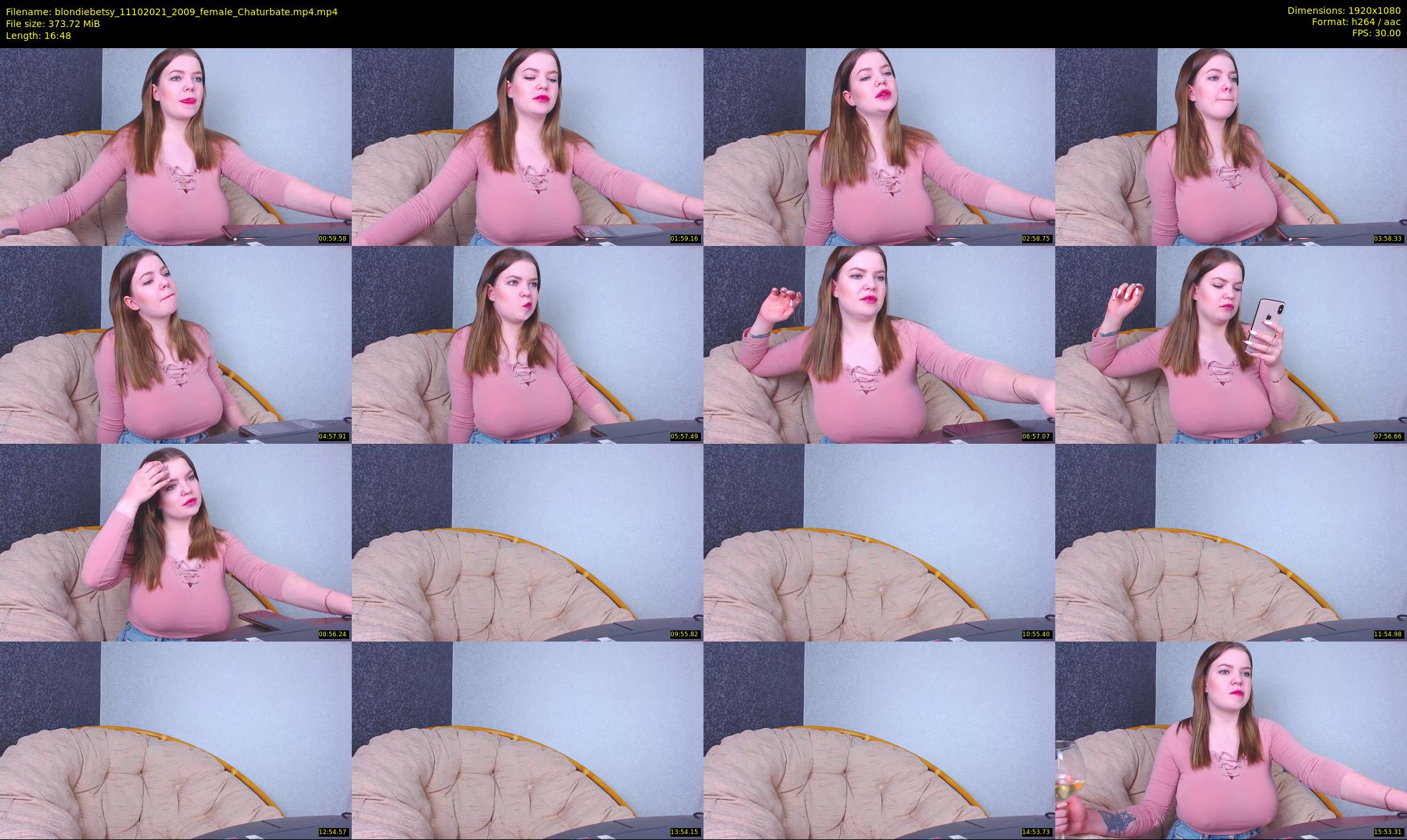 blondiebetsy — 17 minute Chaturbate female cam show recording, 1080p, Oct 11, 2021