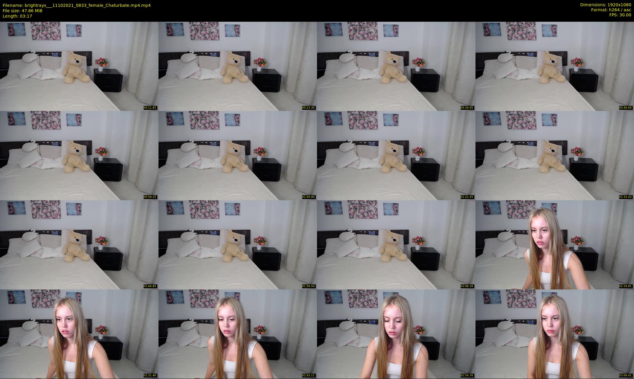 brightrays__ — 4 minute Chaturbate female cam show recording, 1080p, Oct 11, 2021