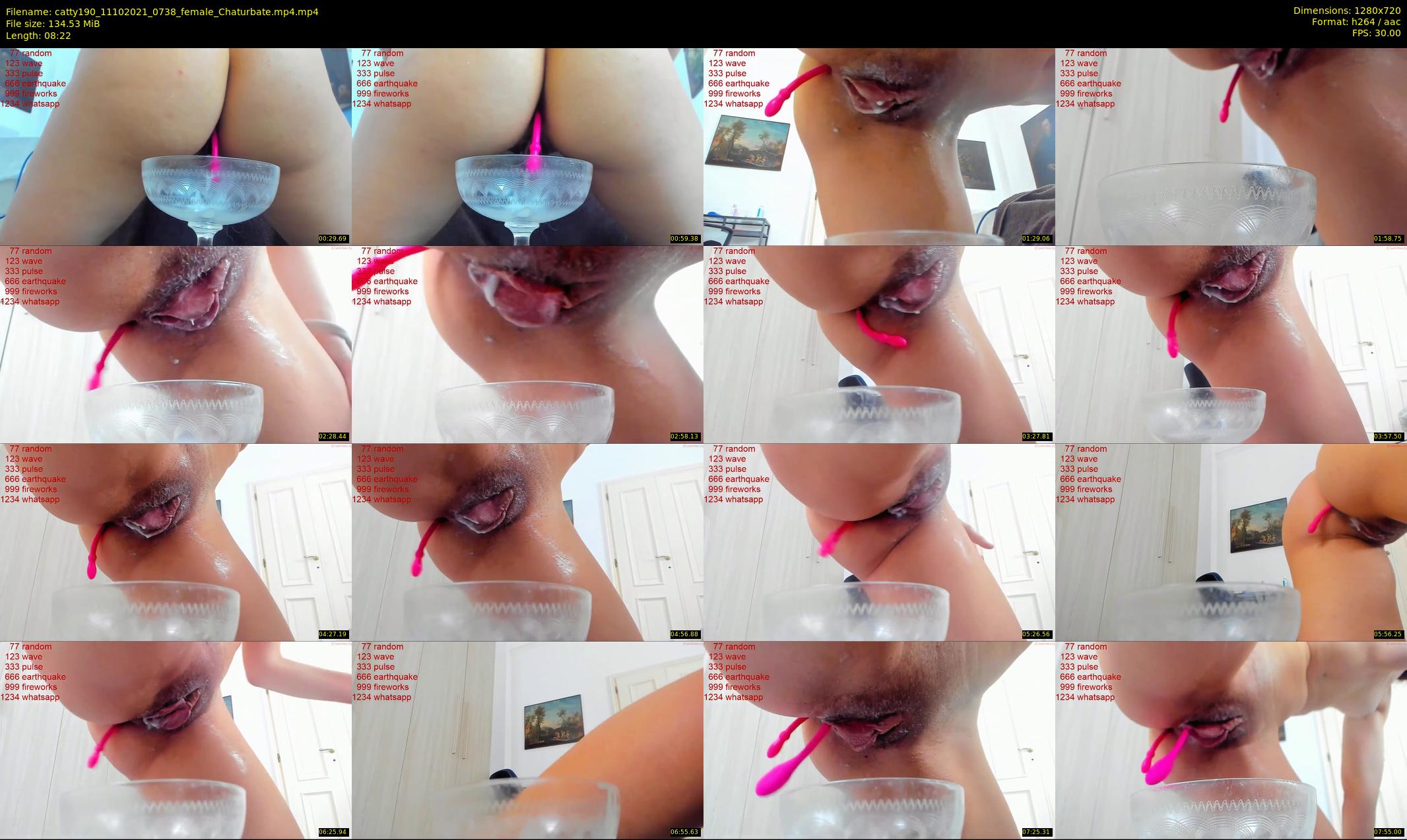 catty190 — 9 minute Chaturbate female cam show recording, 720p, Oct 11, 2021