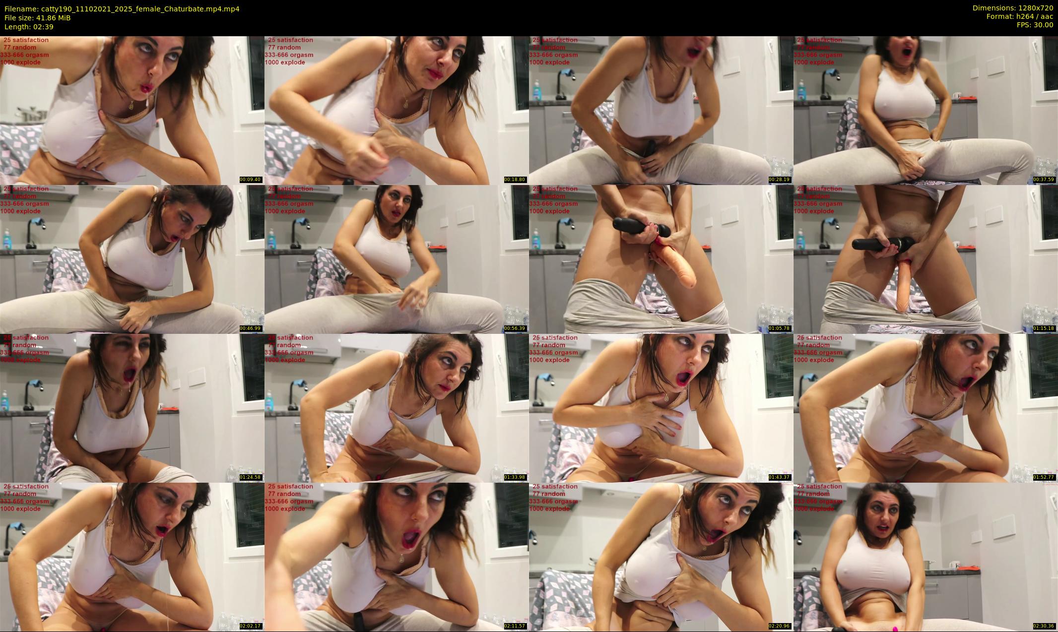 catty190 — 3 minute Chaturbate female cam show recording, 720p, Oct 11, 2021