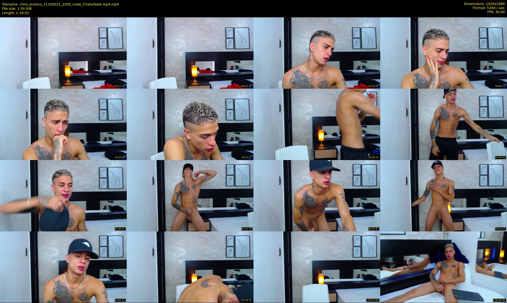 chris_scolaro — 71 minute Chaturbate male cam show recording, 1080p, Oct 11, 2021
