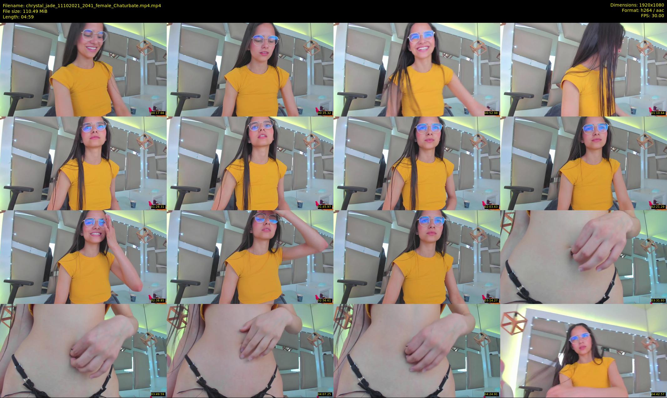 chrystal_jade — 5 minute Chaturbate female cam show recording, 1080p, Oct 11, 2021