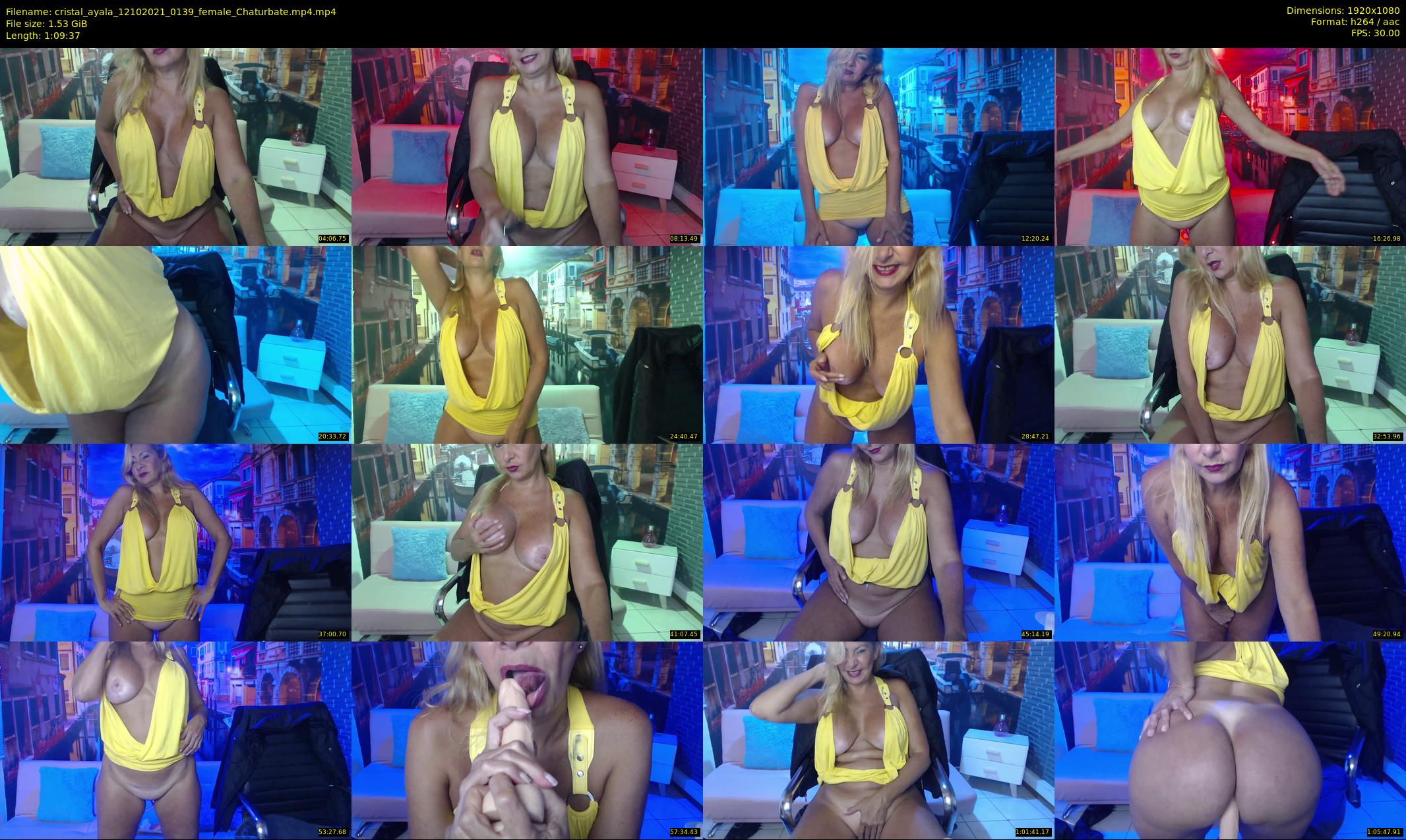 cristal_ayala — 70 minute Chaturbate female cam show recording, 1080p, Oct 12, 2021