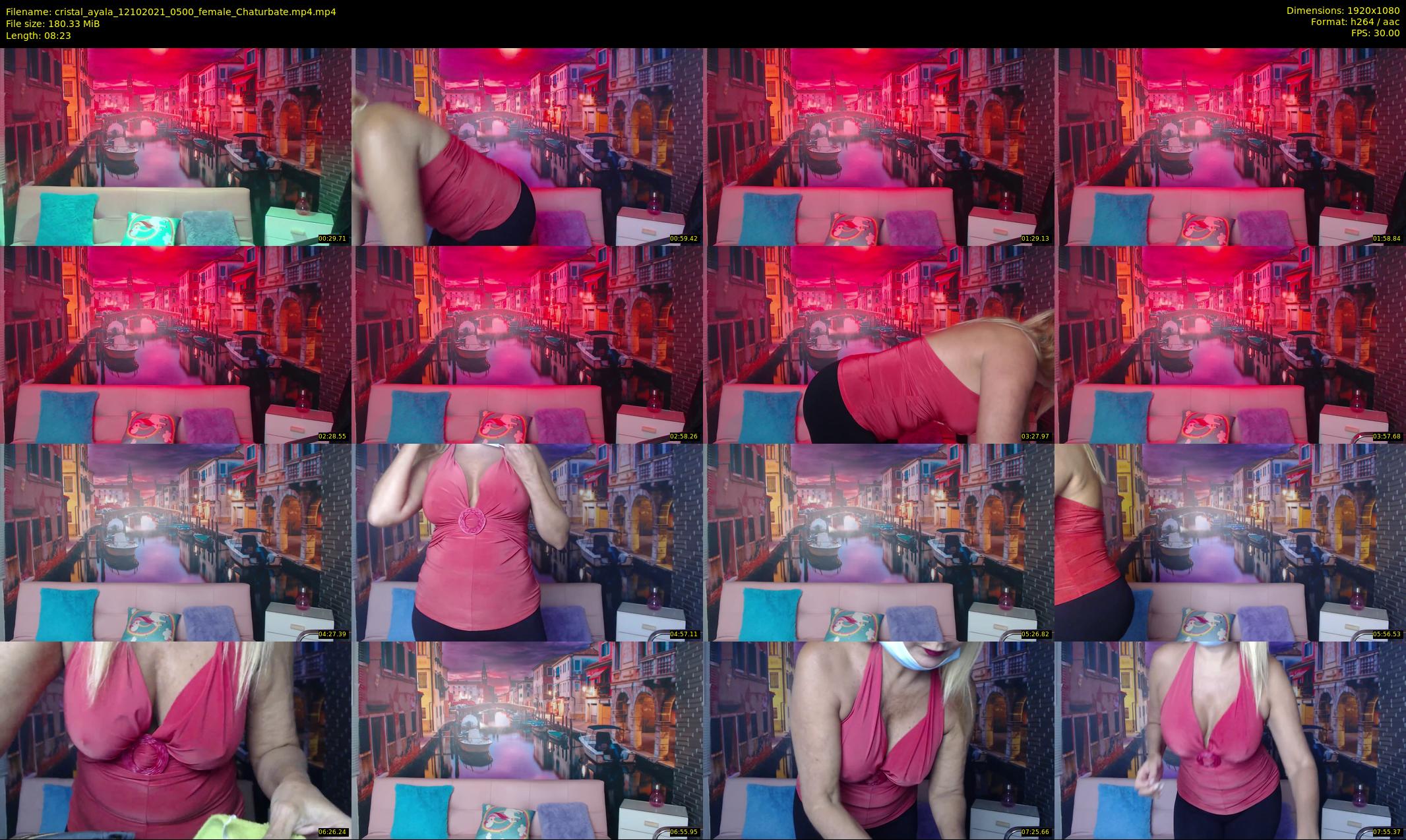 cristal_ayala — 9 minute Chaturbate female cam show recording, 1080p, Oct 12, 2021