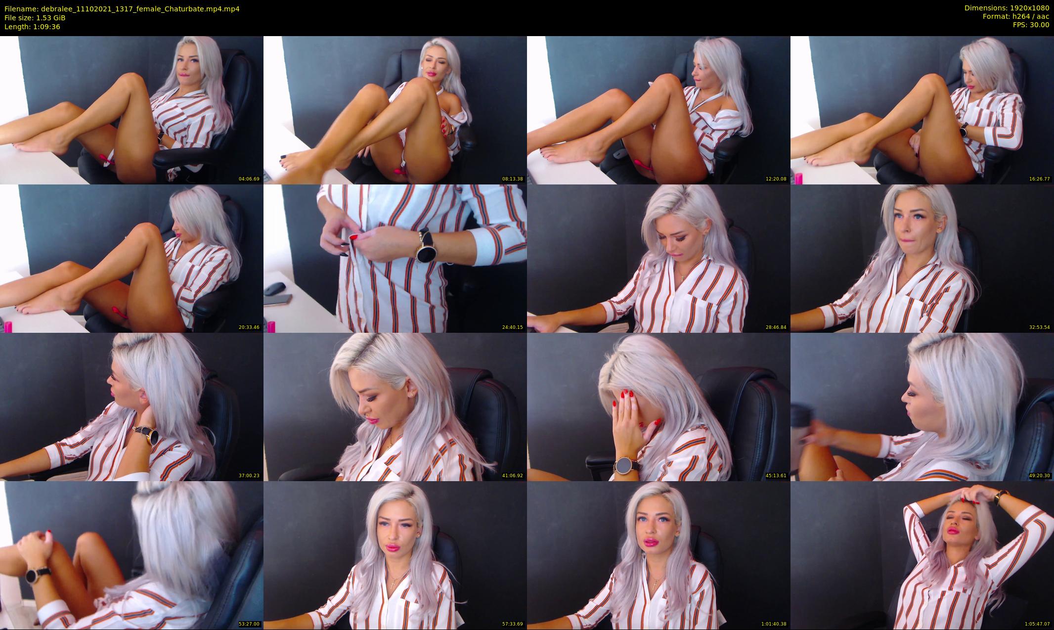 debralee — 70 minute Chaturbate female cam show recording, 1080p, Oct 11, 2021