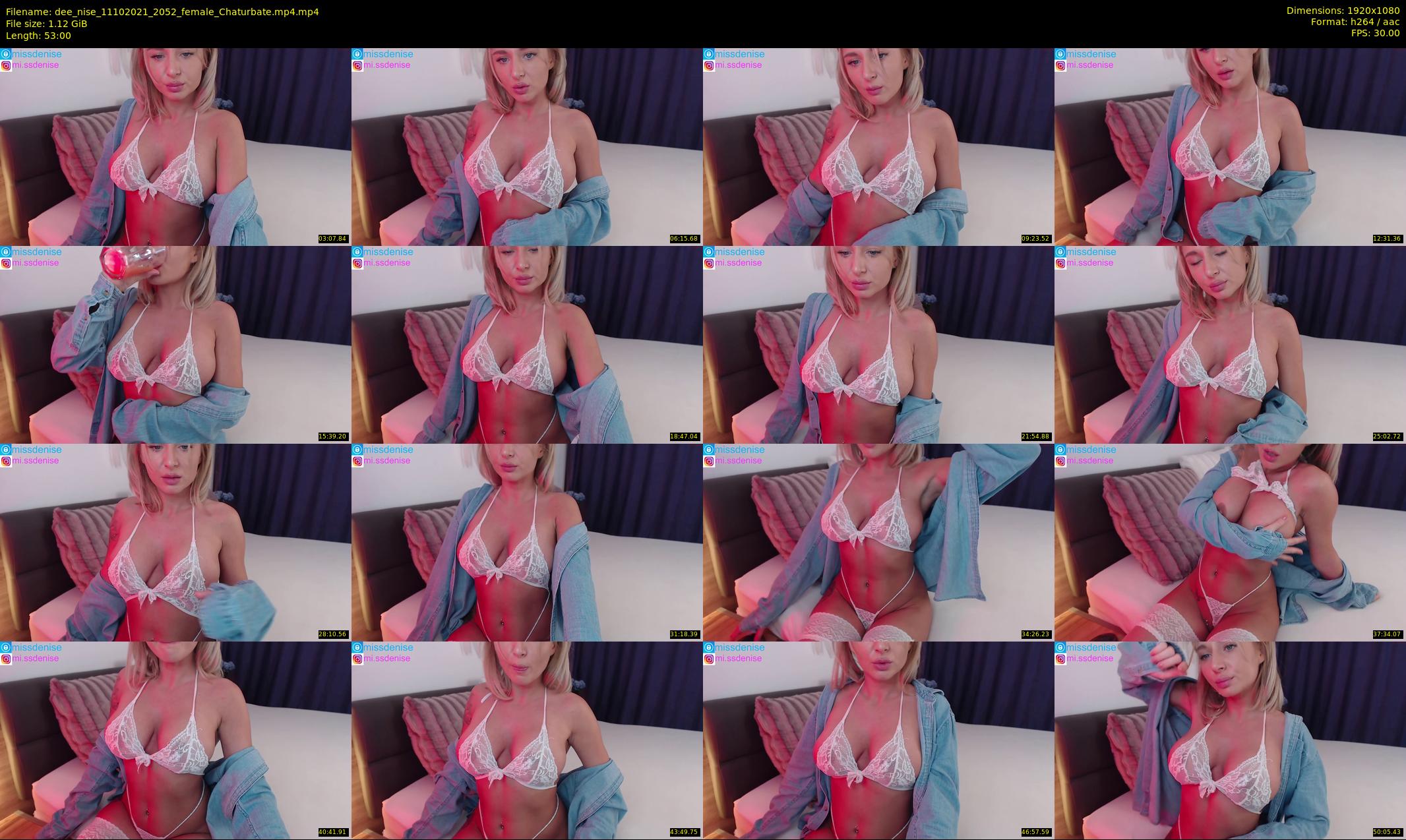 dee_nise — 53 minute Chaturbate female cam show recording, 1080p, Oct 11, 2021
