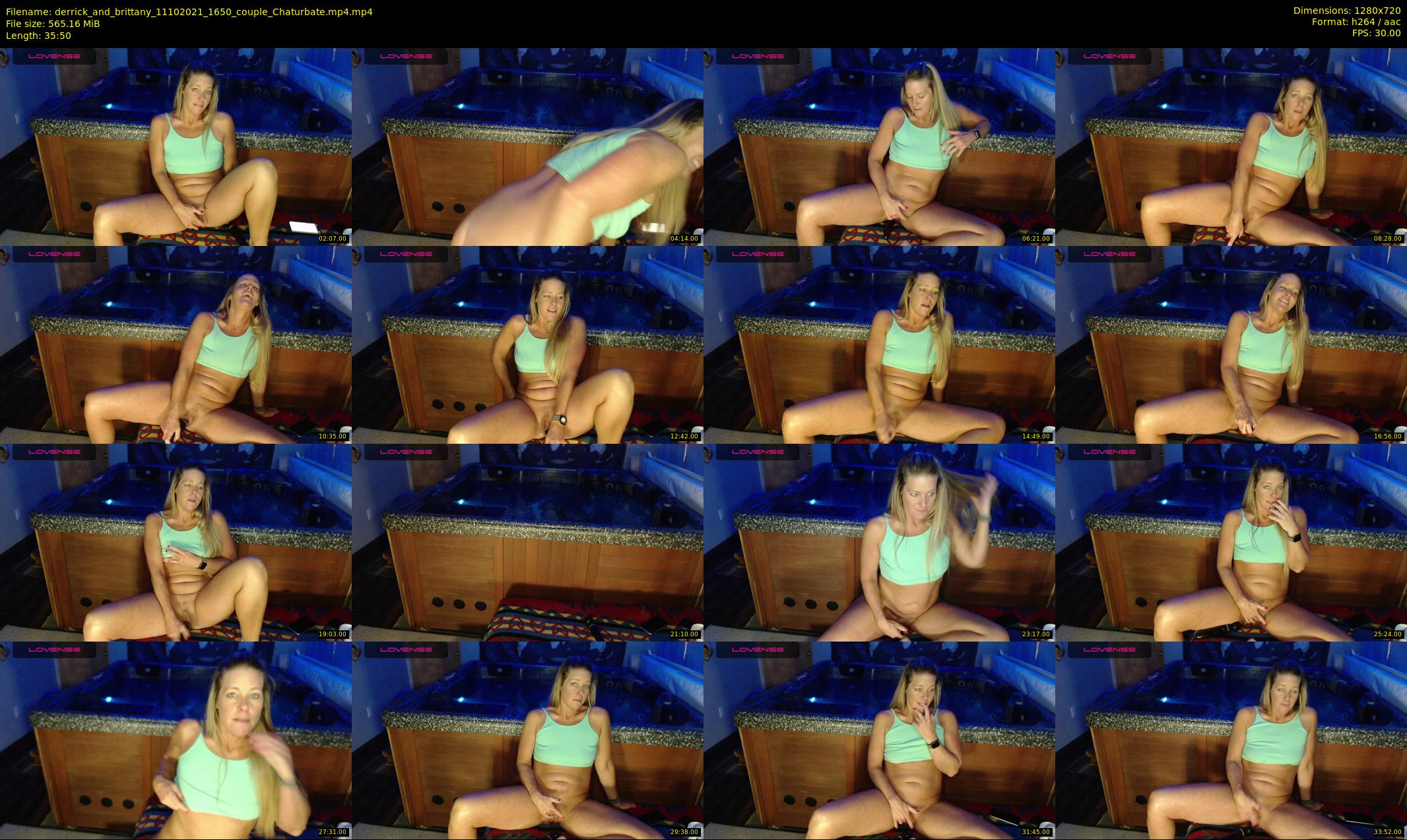 derrick_and_brittany — 36 minute Chaturbate couple cam show recording, 720p, Oct 11, 2021