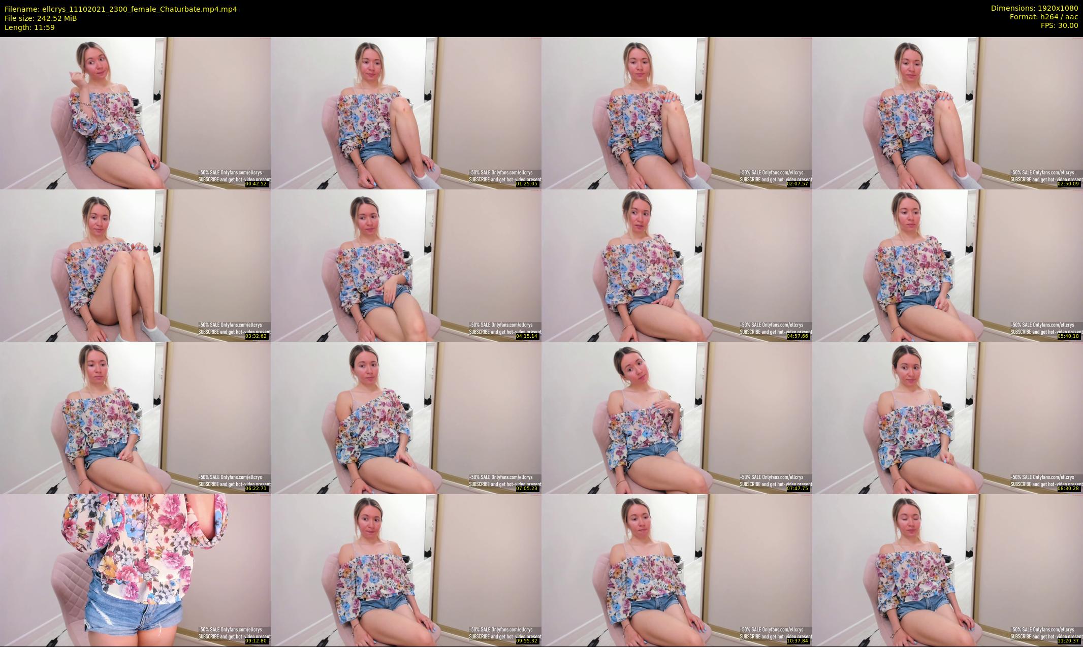 ellcrys — 12 minute Chaturbate couple cam show recording, 1080p, Oct 11, 2021
