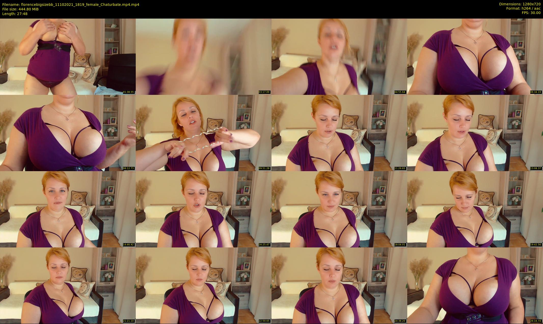florencebigsizebb — 28 minute Chaturbate female cam show recording, 720p, Oct 11, 2021