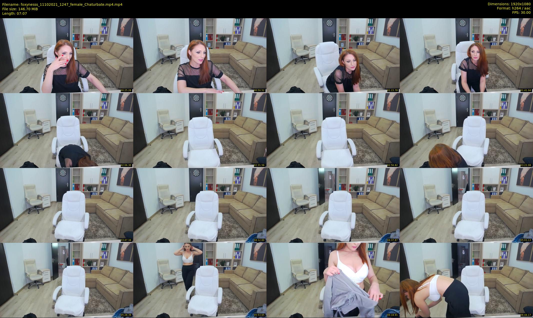 foxynesss — 8 minute Chaturbate female cam show recording, 1080p, Oct 11, 2021