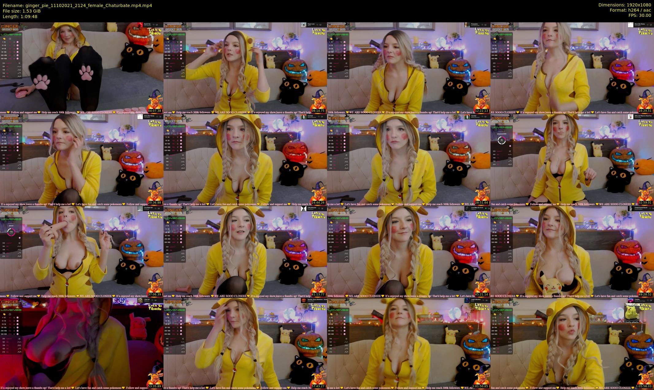 ginger_pie — 70 minute Chaturbate female cam show recording, 1080p, Oct 11, 2021