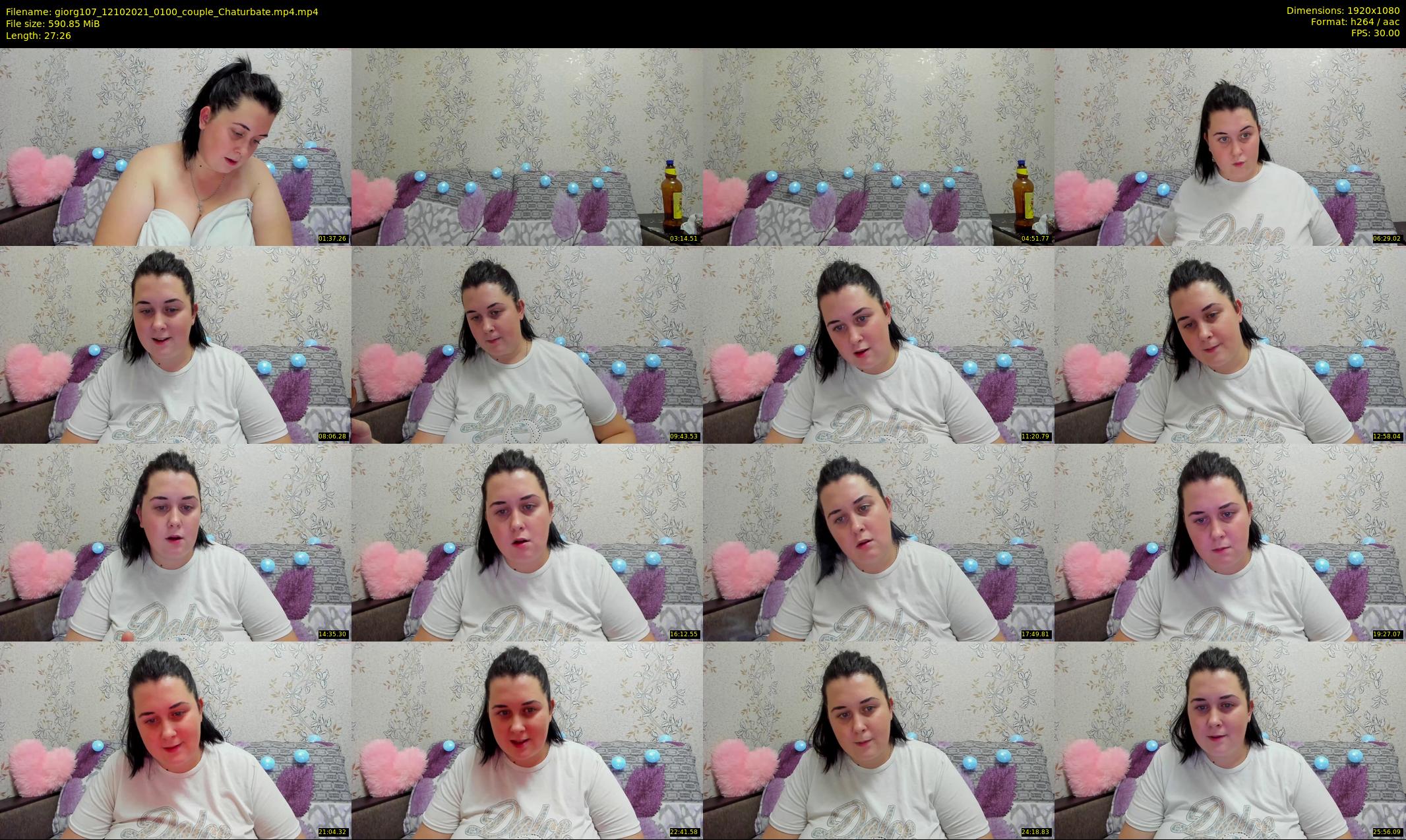 giorg107 — 28 minute Chaturbate couple cam show recording, 1080p, Oct 12, 2021