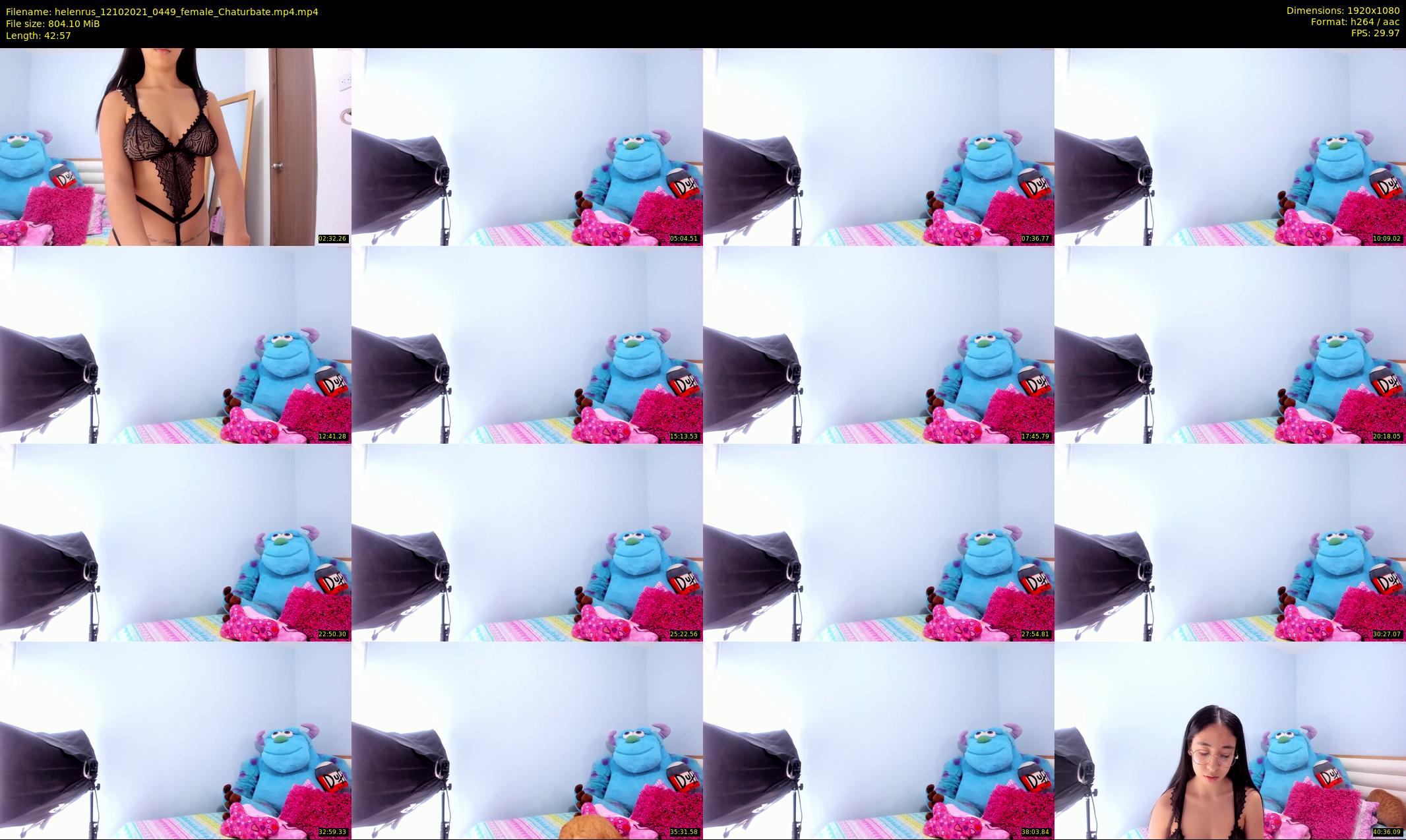 helenrus — 43 minute Chaturbate female cam show recording, 1080p, Oct 12, 2021